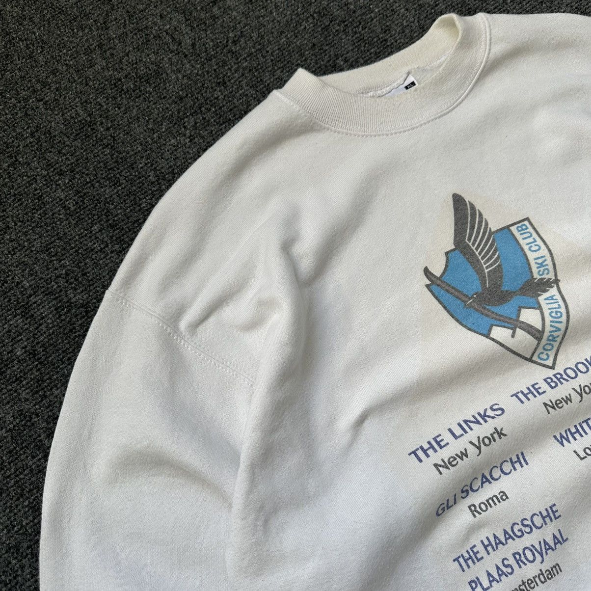 Fruit Of The Loom VTG 2000s Sweatshirts Fitted Man’s Size M Interclub Race Size US M / EU 48-50 / 2 - 6 Thumbnail