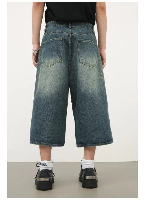 Japanese Brand Vintage distressed denim shorts loose wideKoizumi x Kon Size US 32 / EU 48 - 2 Thumbnail