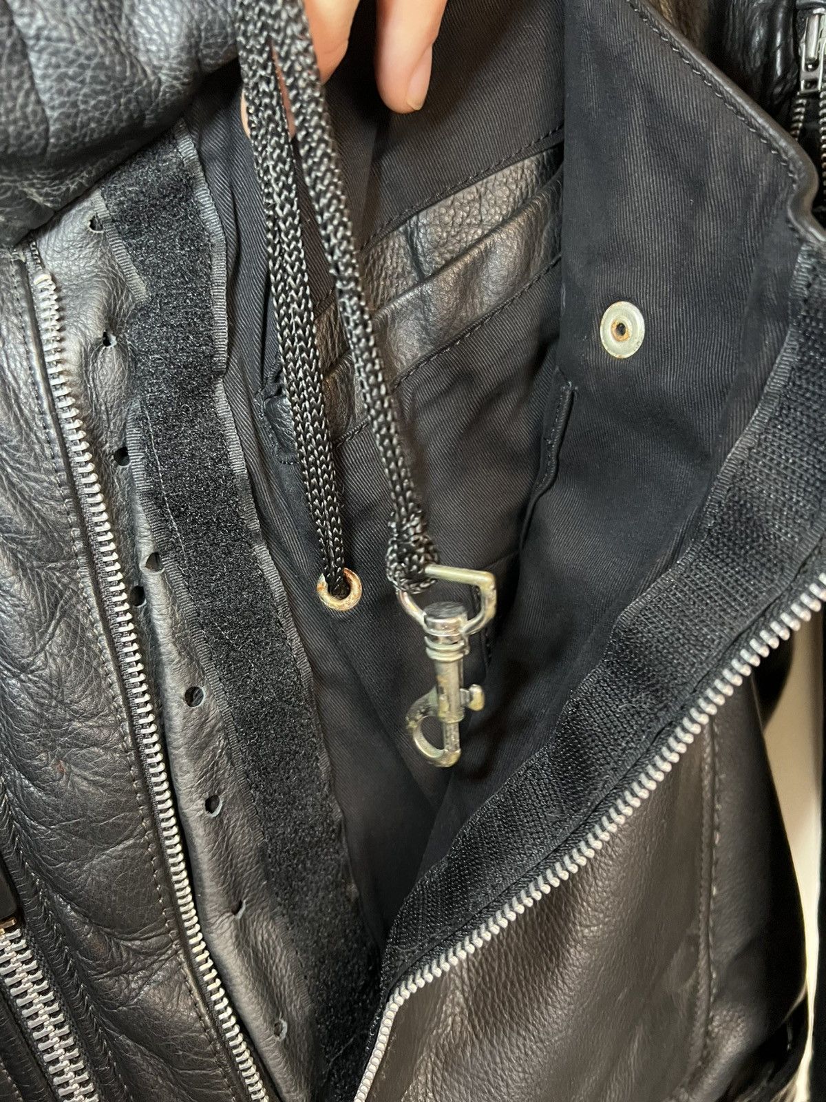 Vintage Vintage heavy leather biker jacket Size US XXL / EU 58 / 5 - 12 Thumbnail