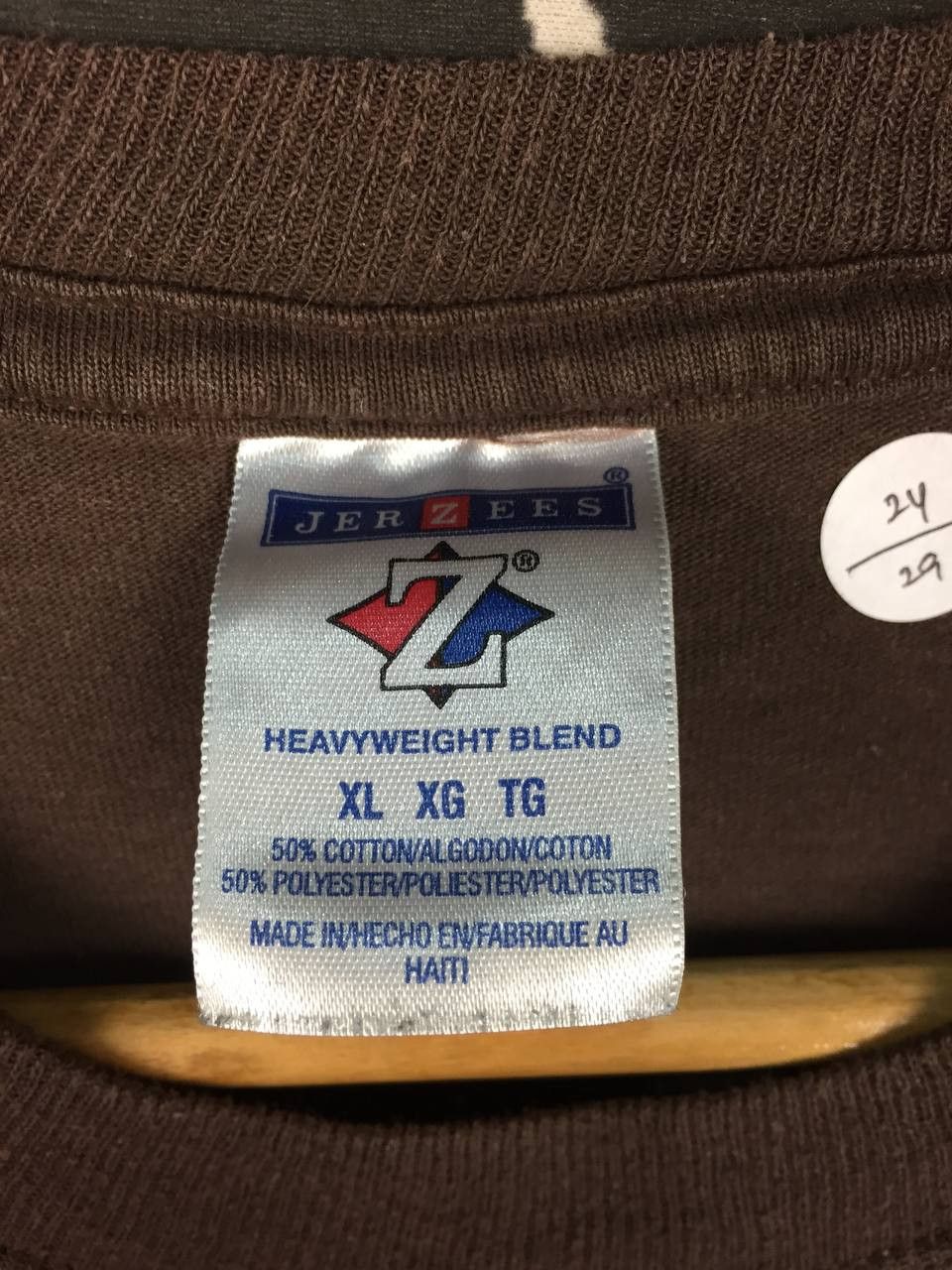 Vintage Vtg Jerzees Heavyweight Blend Boobies Humorous Funny Tee Size US XL / EU 56 / 4 - 8 Thumbnail