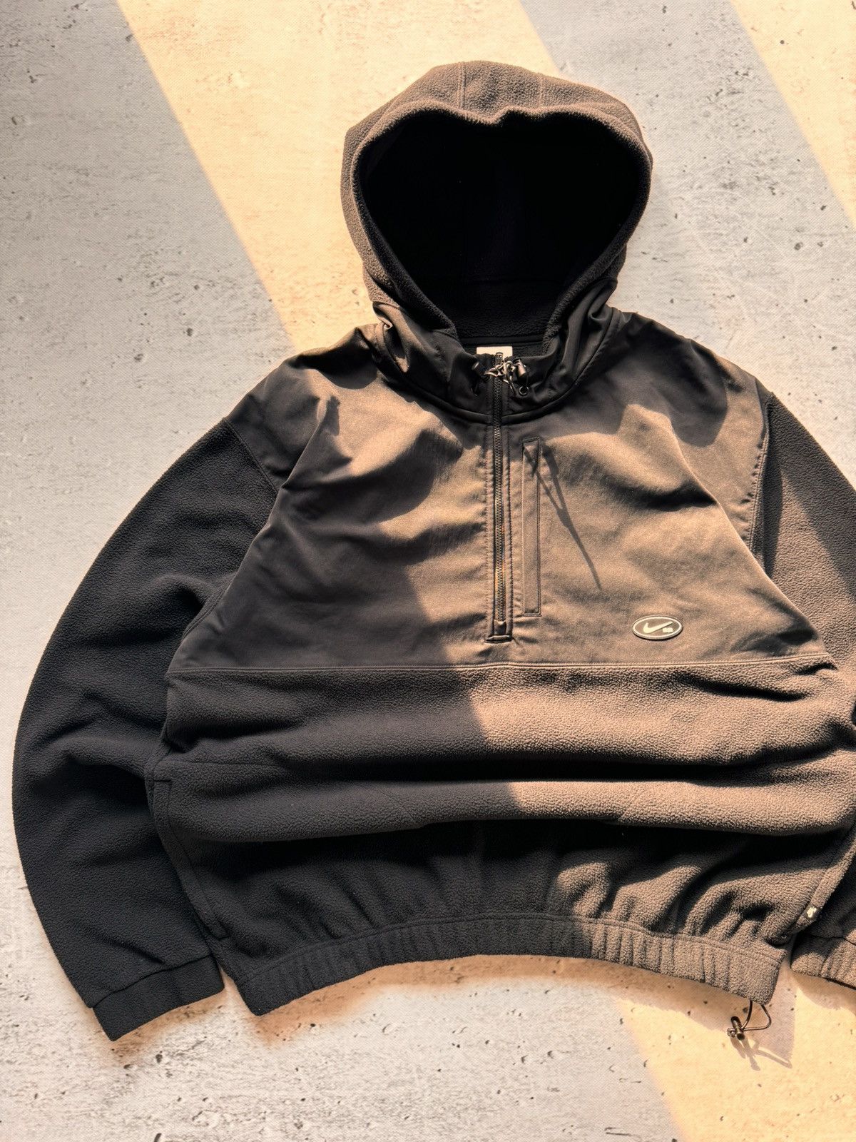Nike × Vintage NIKE sb TEDDY 1/3 ZIP VINTAGE BASIC LOGO OVERSIZE SWEATSHIRT Size US L / EU 52-54 / 3 - 2 Thumbnail