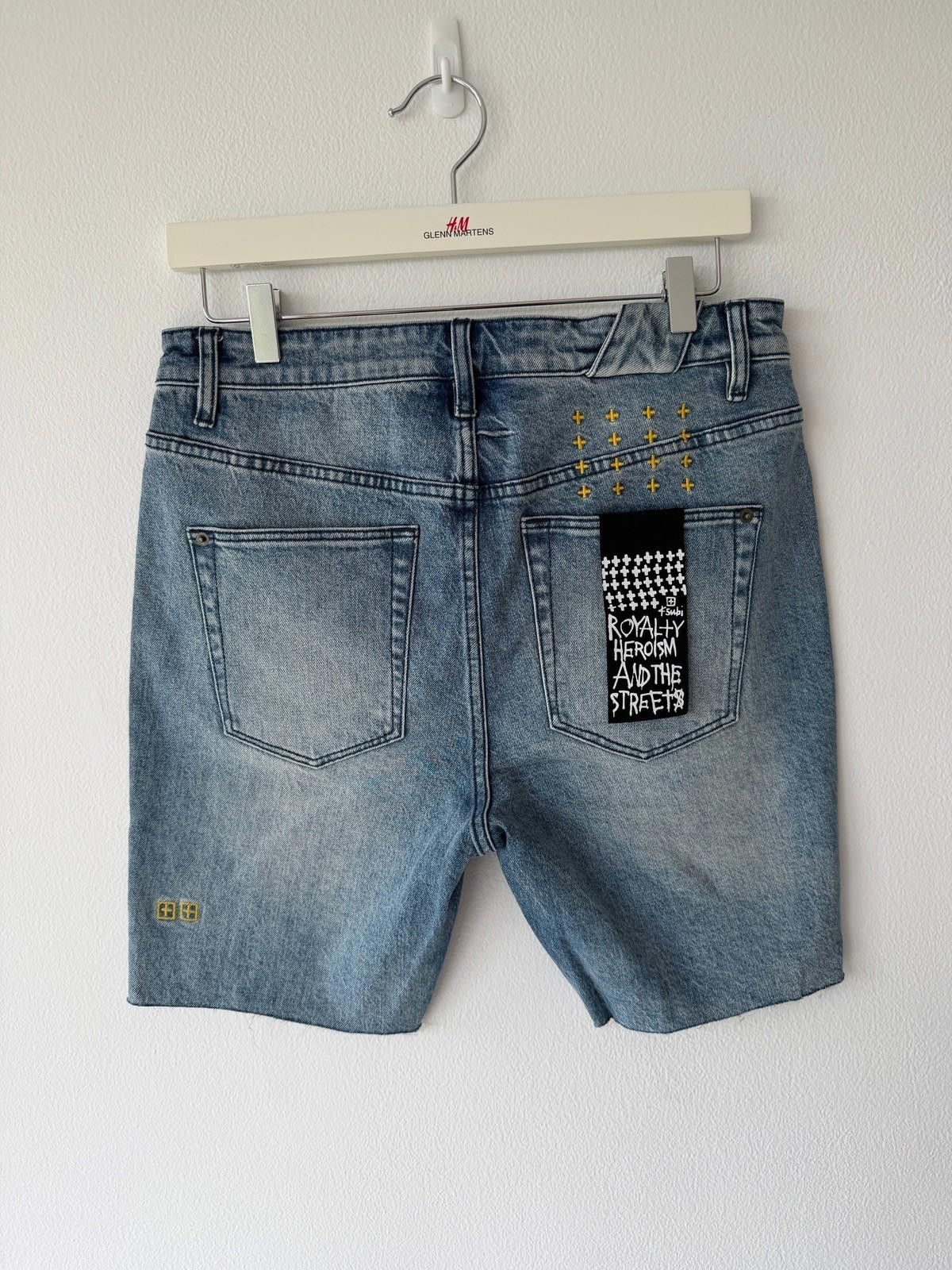 Ksubi new Ksubi mens denim shorts chopper spray out yellow blue 32 Size US 32 / EU 48 - 5 Thumbnail