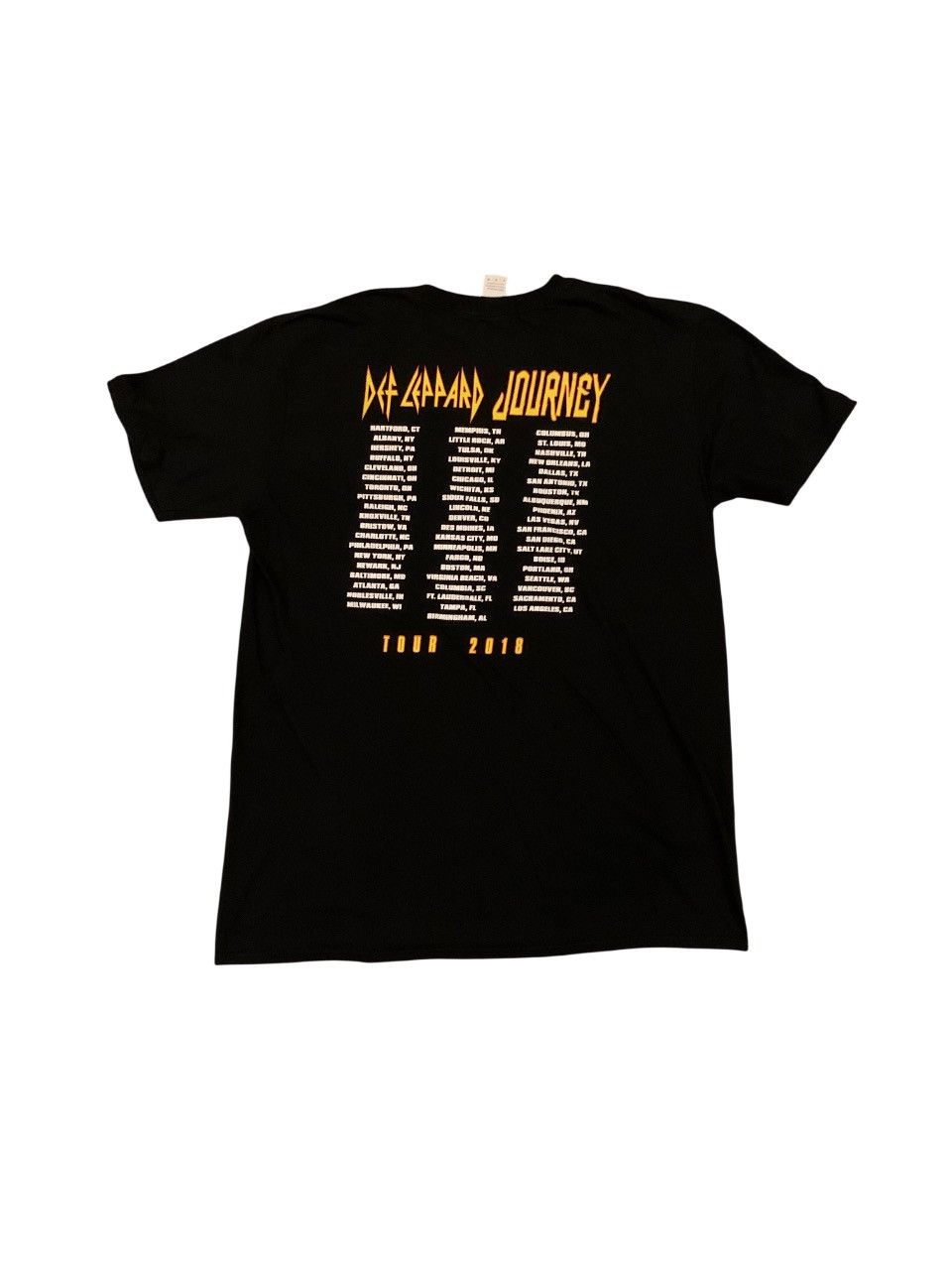 Gildan Def Leppard Tour 2018 Size US L / EU 52-54 / 3 - 4 Thumbnail
