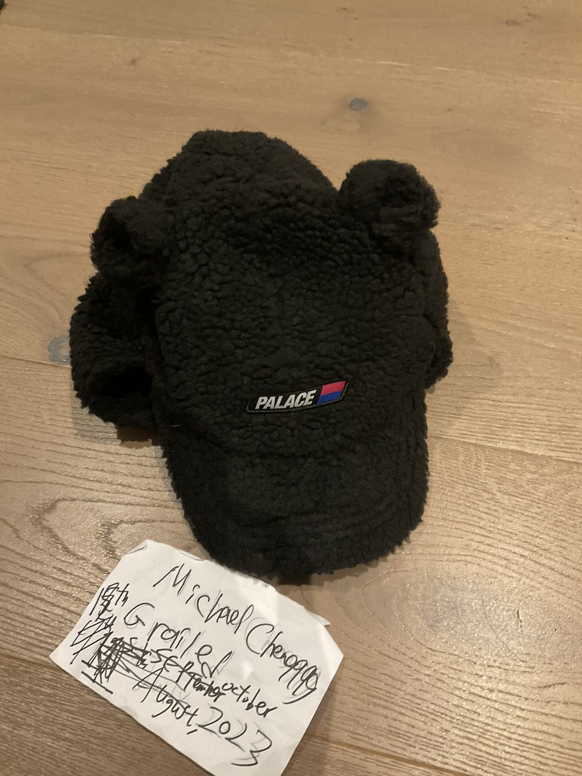 image of Palace Teddy Ears Earflapper Black L/xl, Men's (Size 38)