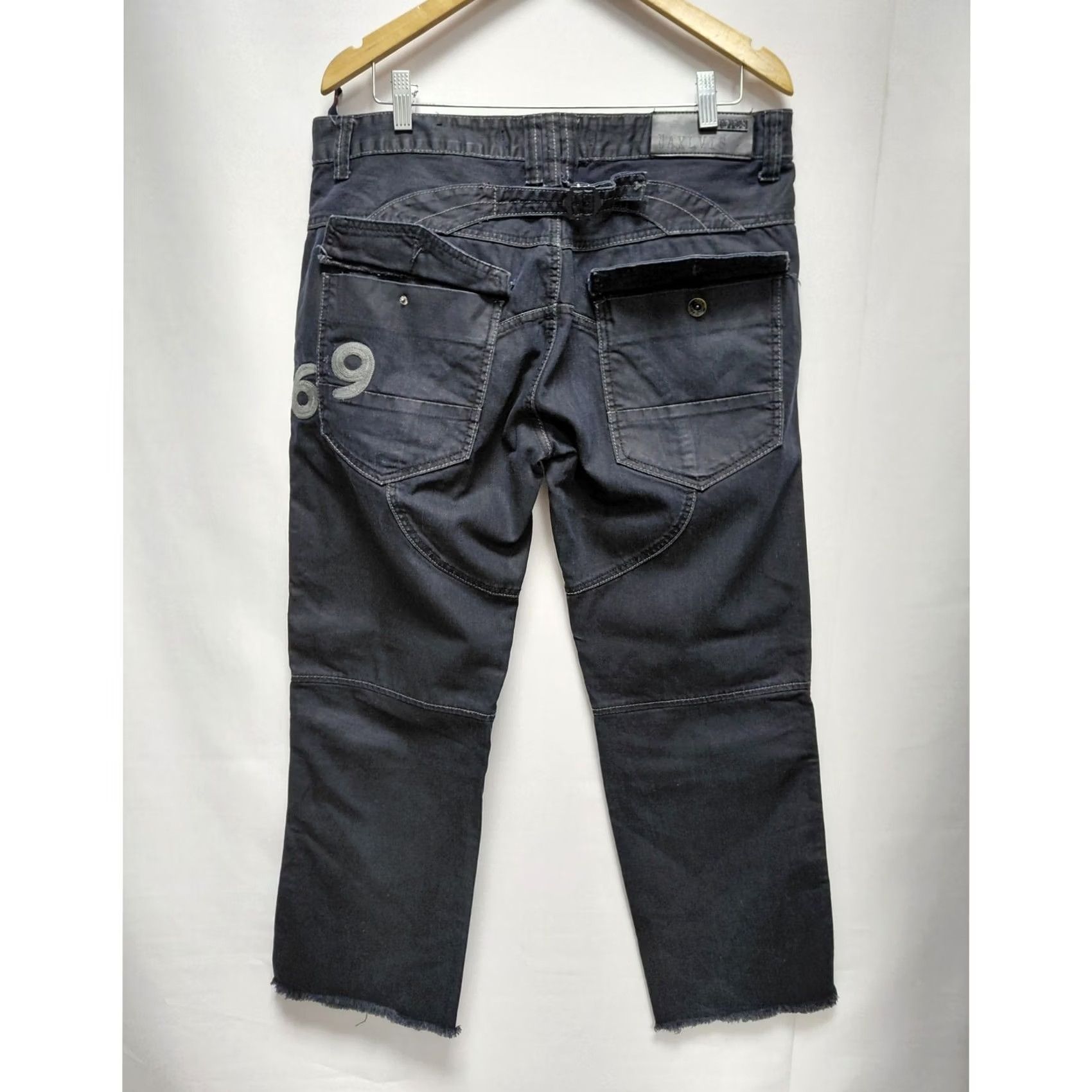 Vintage Jaylvis Jeans Black Cotton Pants Solid Denim Size 36 Mens Size US 36 / EU 52 - 2 Thumbnail