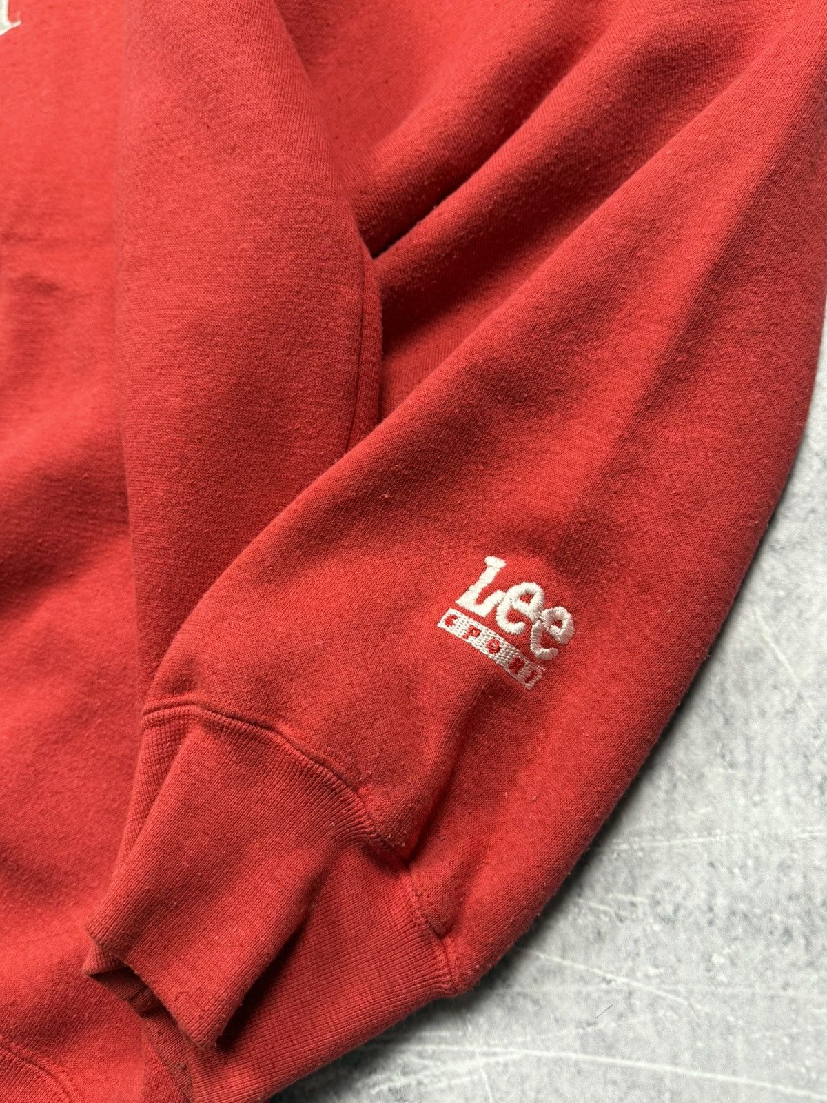 Lee 90s Red vintage Detroit Lions Lee sport oversized sweatshirt Size US XXL / EU 58 / 5 - 7 Thumbnail