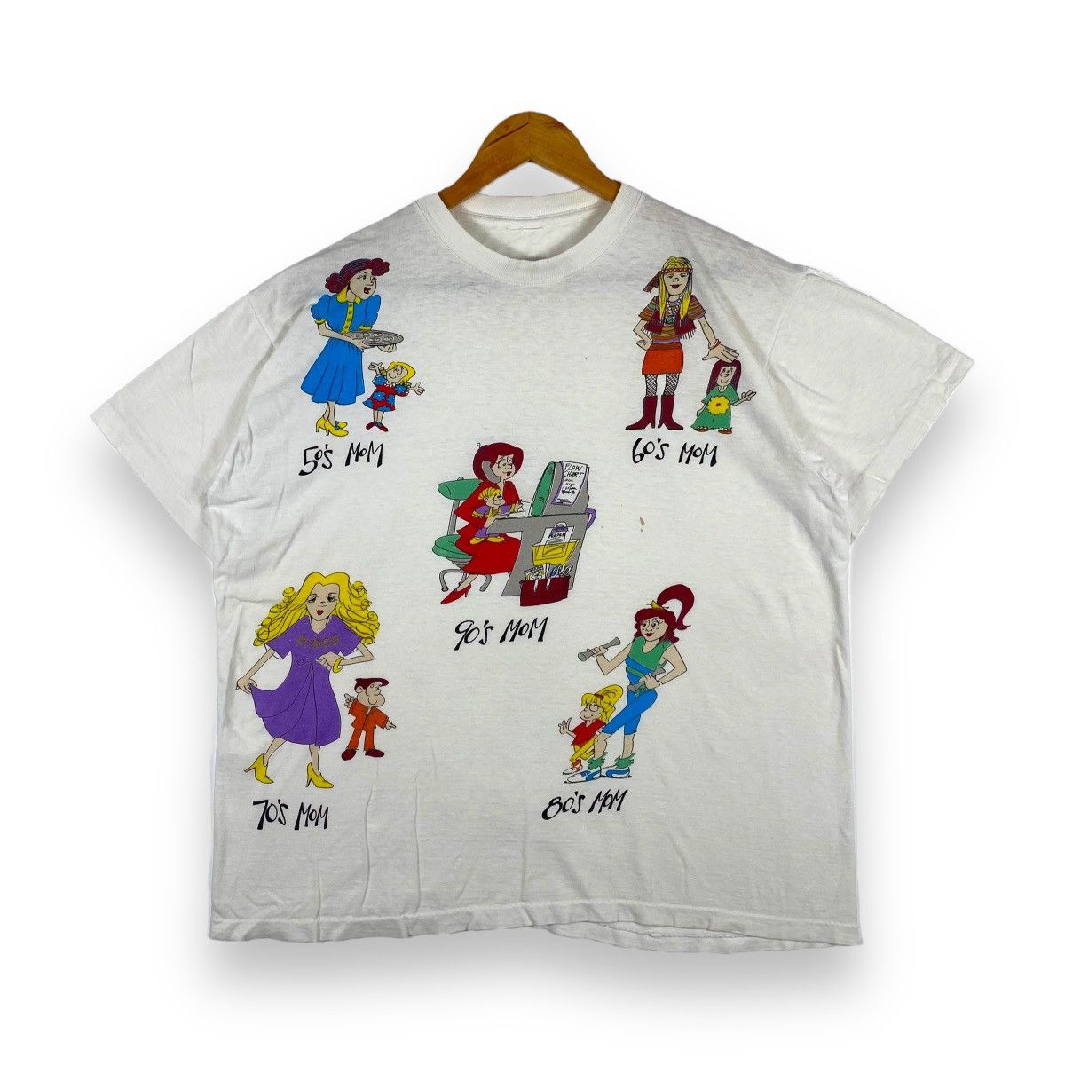 Vintage Vintage 90's RETRO MOM Graphic Tee Size US L / EU 52-54 / 3 - 1 Thumbnail