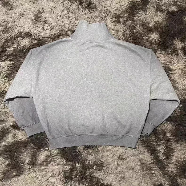 Acne Studios Acne Studios Gray High Neck Sweater Size US M / EU 48-50 / 2 - 2 Thumbnail