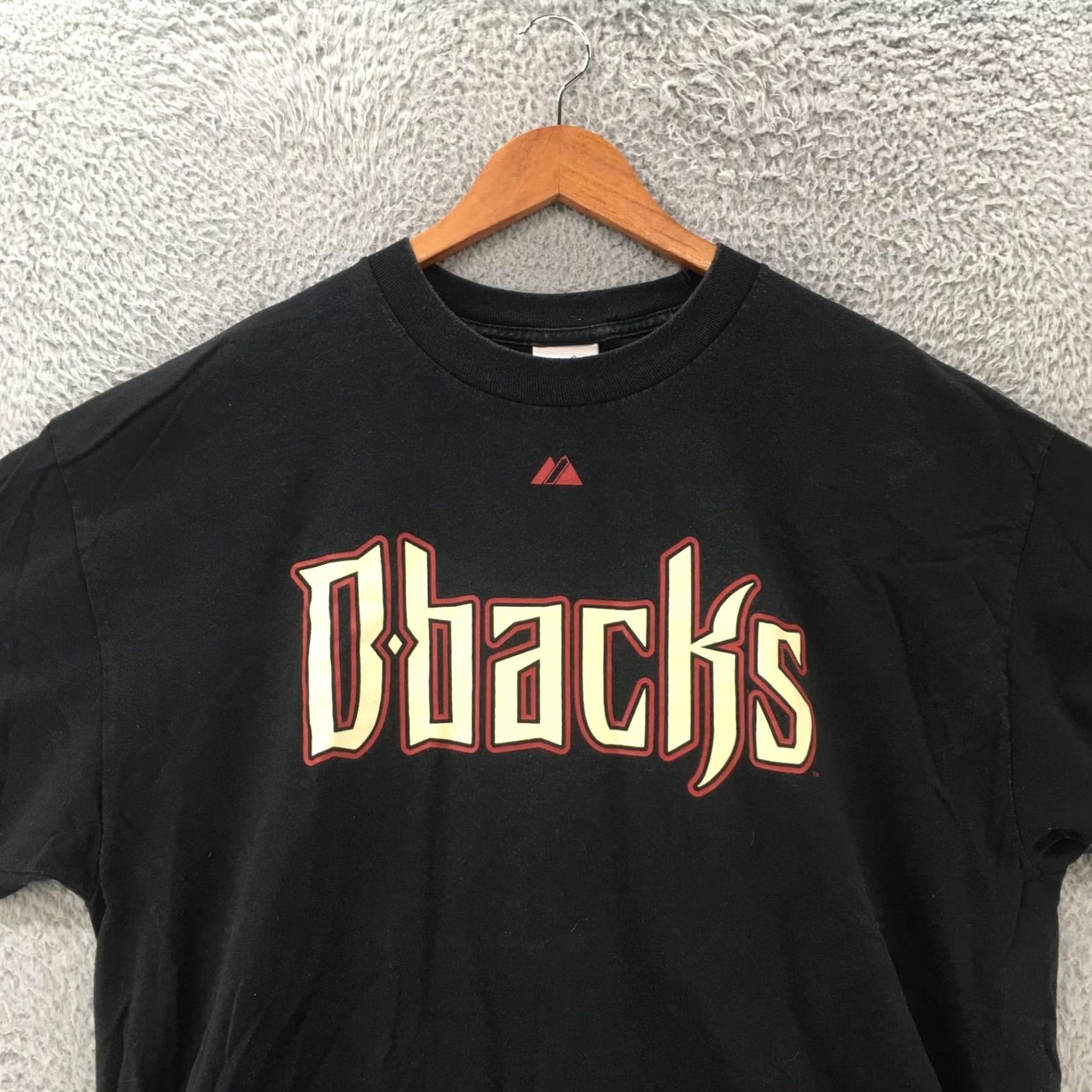 Vintage Majestic Arizona Diambondbacks Tee Tshirt Mens XL Black Cotton Pullover Size US XL / EU 56 / 4 - 2 Thumbnail