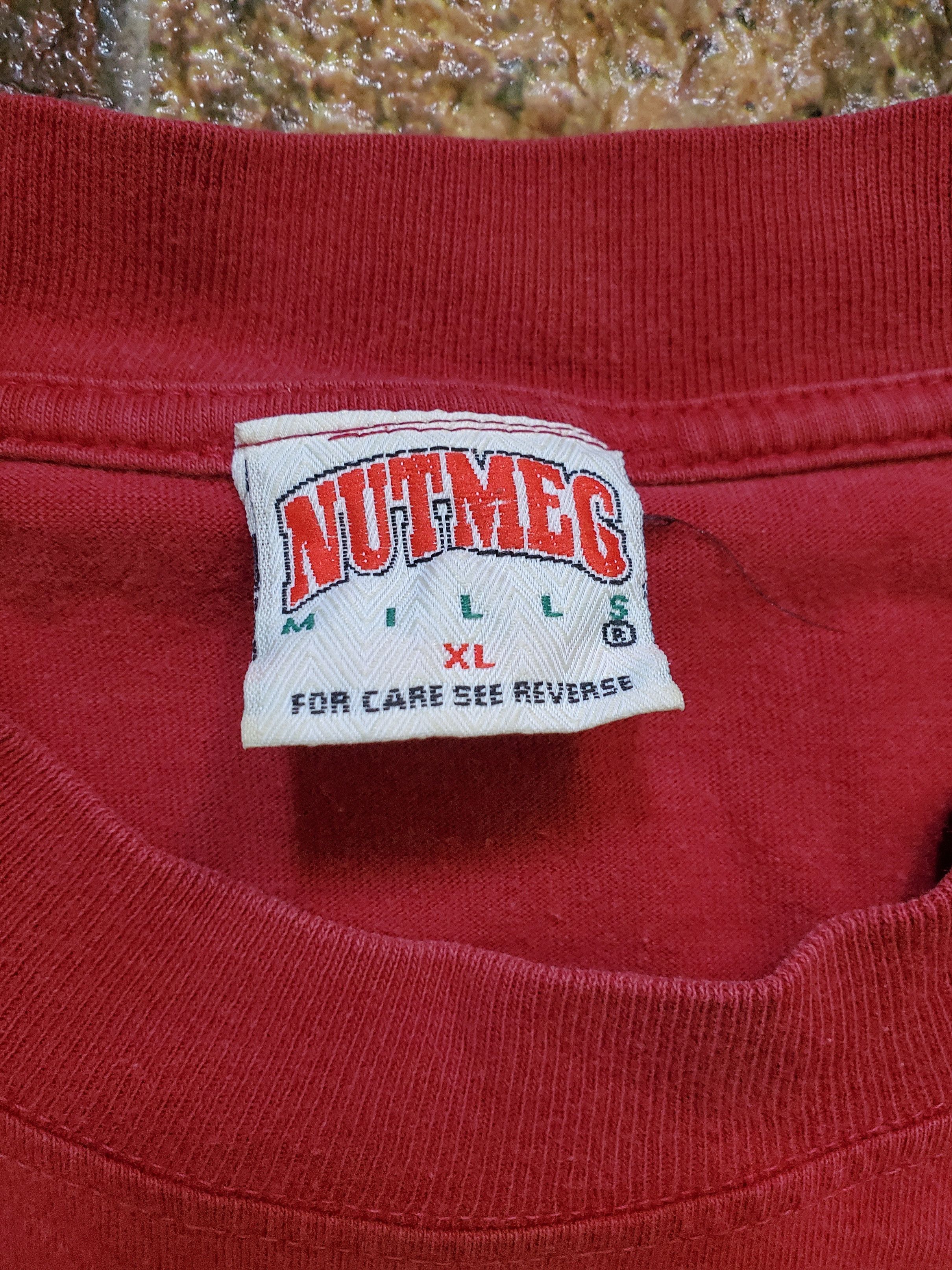 Nutmeg mighty ducks 1995 vintage nutmeg tshirt Size US XL / EU 56 / 4 - 3 Thumbnail