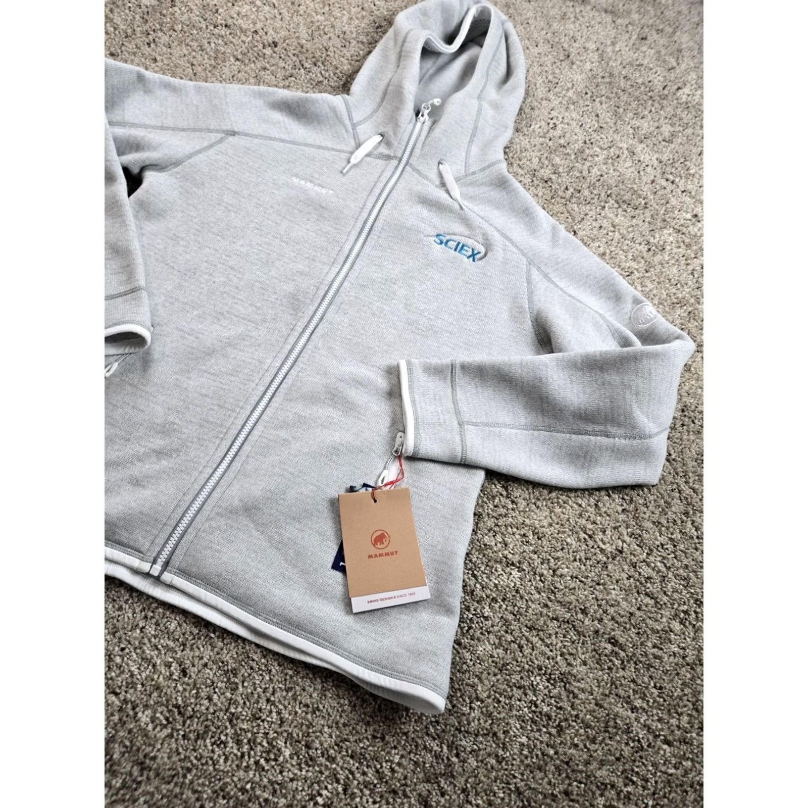 Mammut Mammut Arctic ML Hooded Jacket Womens L Gray Fleece Long Sleeve Polartec NWT Size L / US 10 / IT 46 - 2 Thumbnail