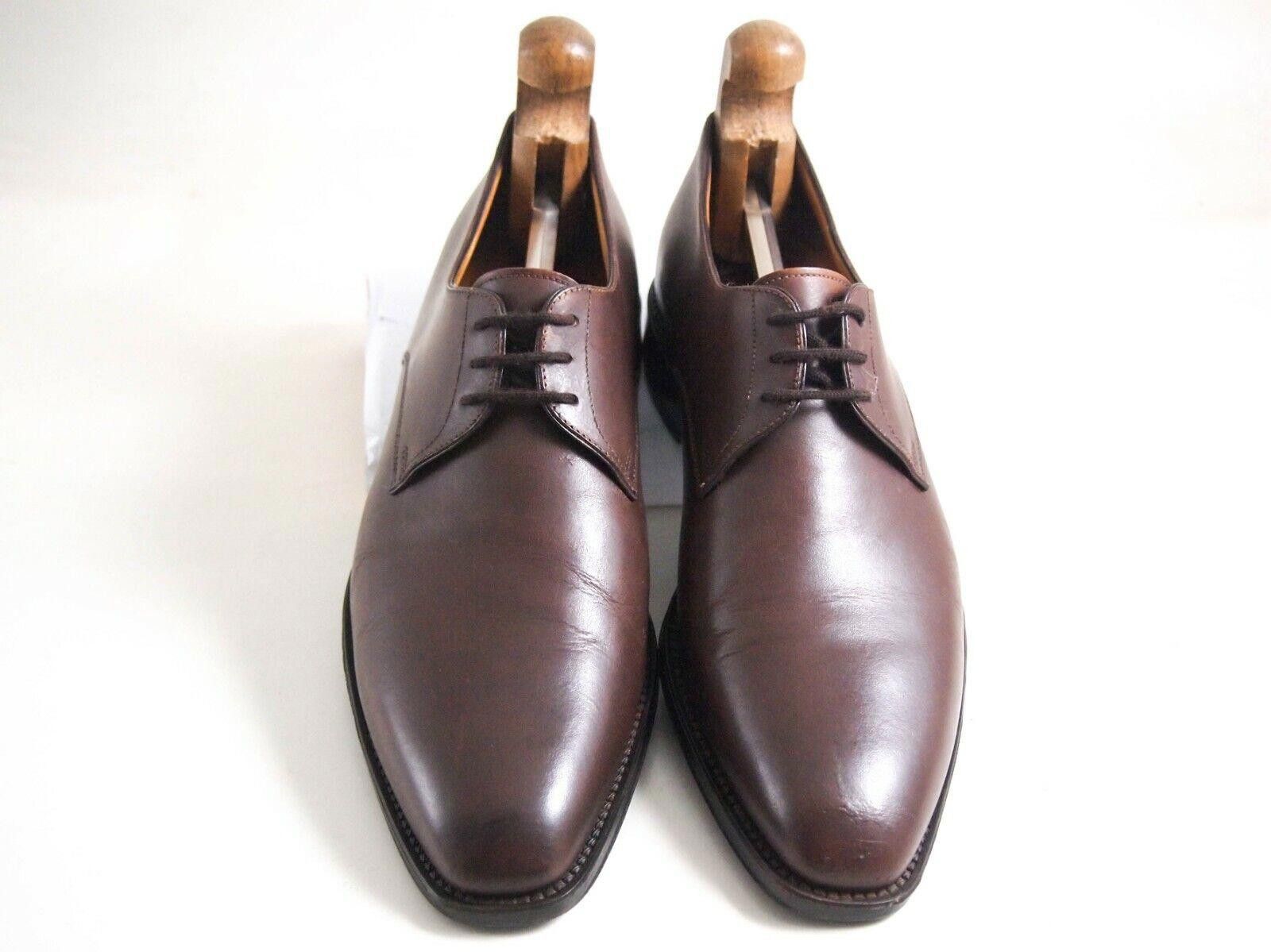 Santoni Santoni Derby Oxfords Brown Leather Mens Size EU 42.5 US 9.5 Size US 9.5 / EU 42-43 - 3 Thumbnail