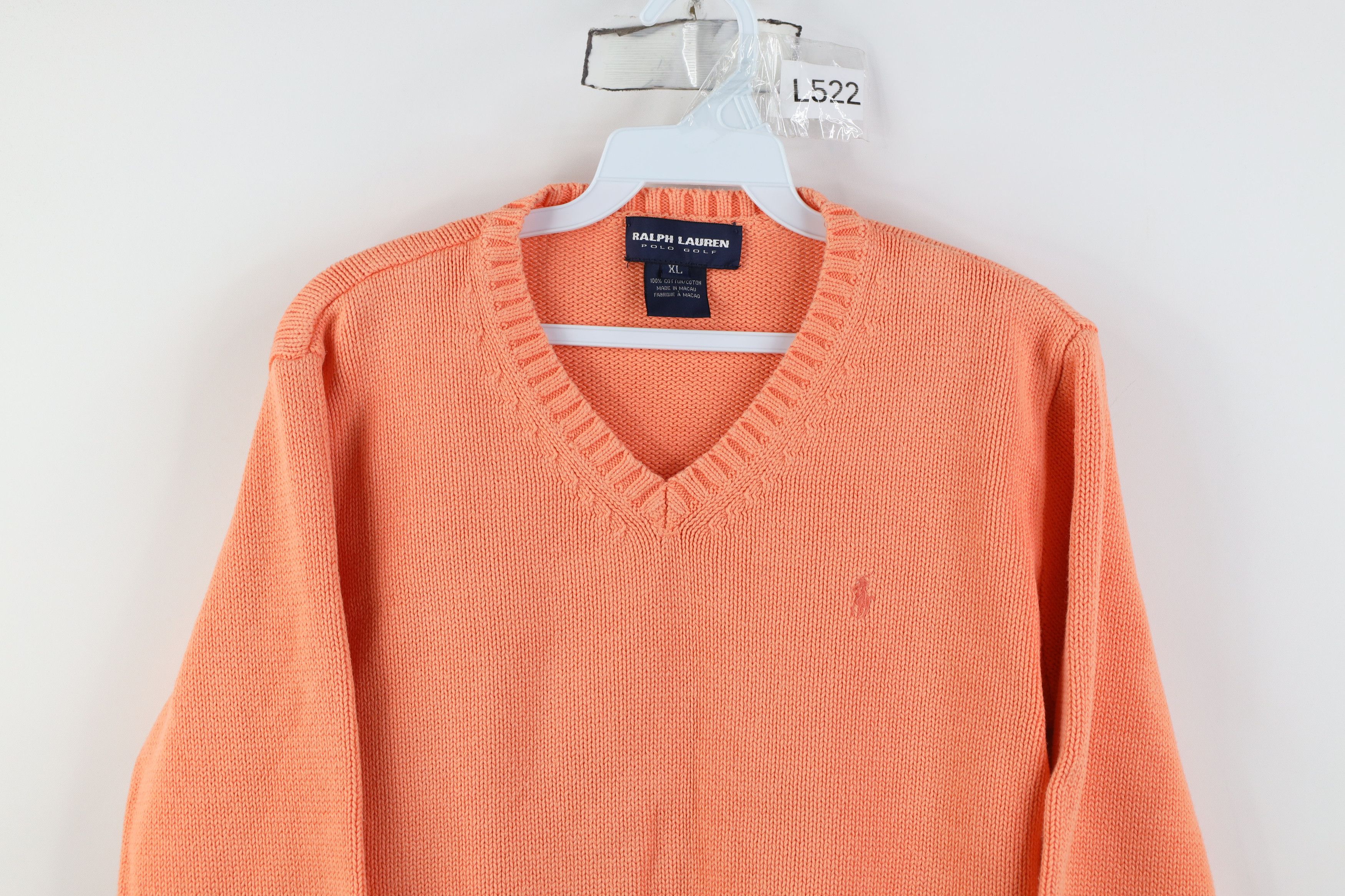Ralph Lauren Vintage 90s Polo Golf Ralph Lauren Knit Cropped Sweater Size XL / US 12-14 / IT 48-50 - 2 Thumbnail