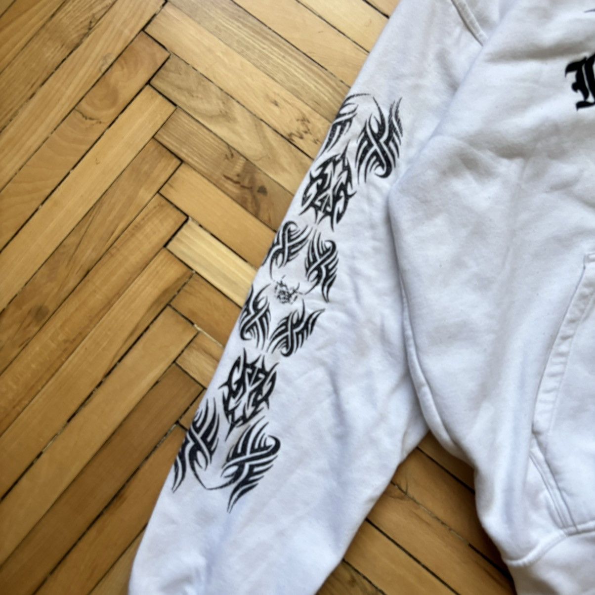 Vintage Last Drop‼️ Vintage Y2K Tribal Hoodie Punk Jesse Pinkman ERD Size US XL / EU 56 / 4 - 3 Thumbnail