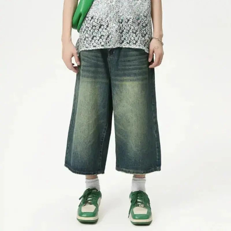 Japanese Brand Street Calf-Length Jeans Size US 32 / EU 48 - 3 Thumbnail
