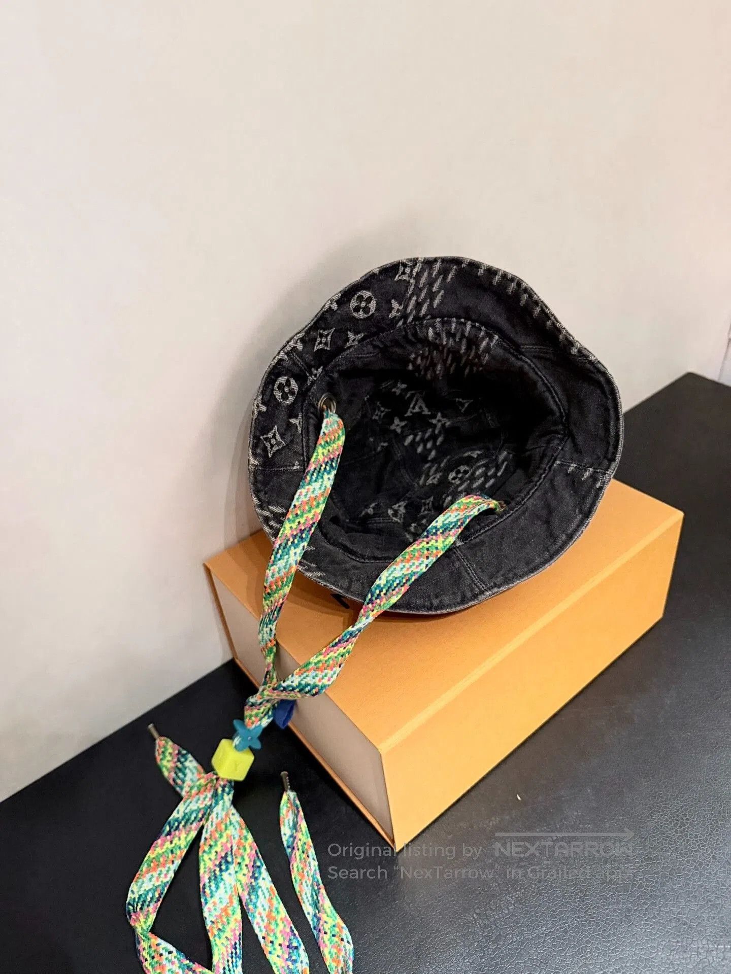 Louis Vuitton Louis Vuitton x Nigo 23ss Denim Bucket Hat. Size ONE SIZE - 2 Thumbnail