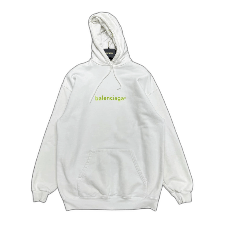 Balenciaga Balenciaga Letter Print Hooded Sweatshirt-2505 Size US XS / EU 42 / 0 - 1 Thumbnail
