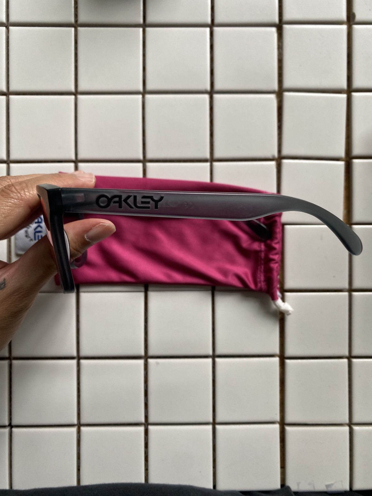 Oakley Oakley Frogskins Matte Violet Prizm Sunglasses Size ONE SIZE - 4 Thumbnail