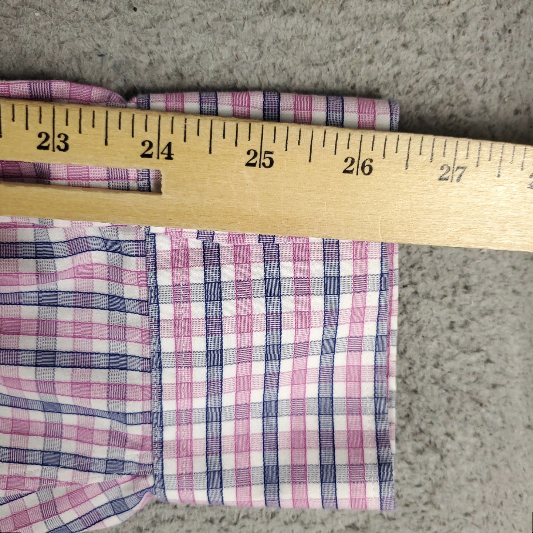 UNTUCKit UNTUCKit Shirt Mens 3XL Pink Plaid Button-Up Long Sleeve Casual Business Formal Workwear Size US XXL / EU 58 / 5 - 7 Thumbnail