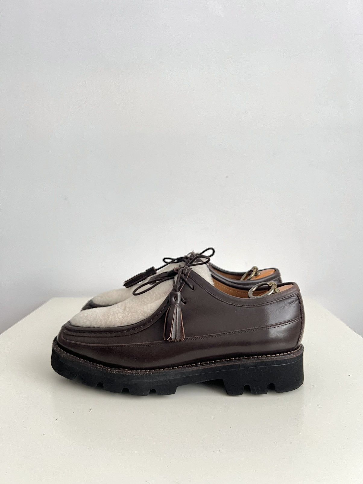 Grenson Bennet Shearling Lug Moc Brown Paraboot Michael