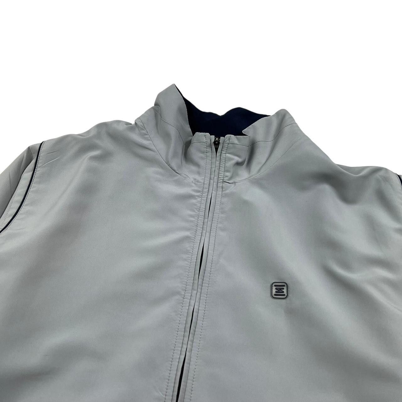 Nike Vintage 2000s Nike Shox Zip Up Track Jacket Grey - Large Size US L / EU 52-54 / 3 - 4 Thumbnail