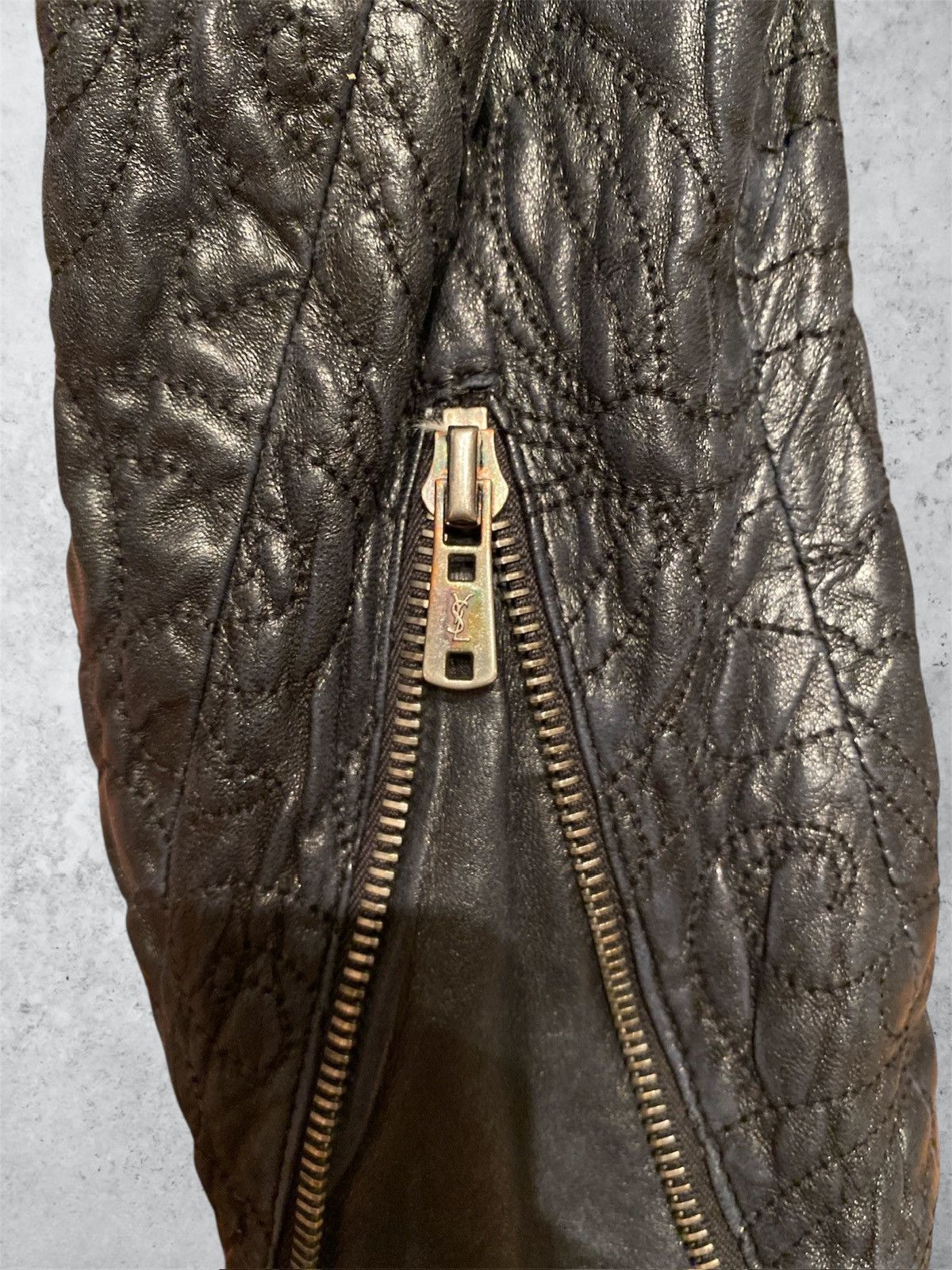Yves Saint Laurent Yves Saint Laurent Tom Ford Era Leather Jacket Size US S / EU 44-46 / 1 - 3 Thumbnail
