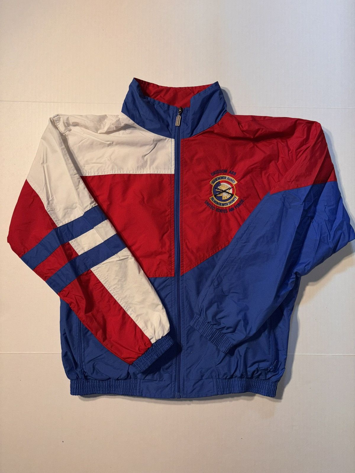 Holloway Vtg USA Air Force Air Base 90s Windbreaker Track Jacket Sz M Size US M / EU 48-50 / 2 - 1 Thumbnail