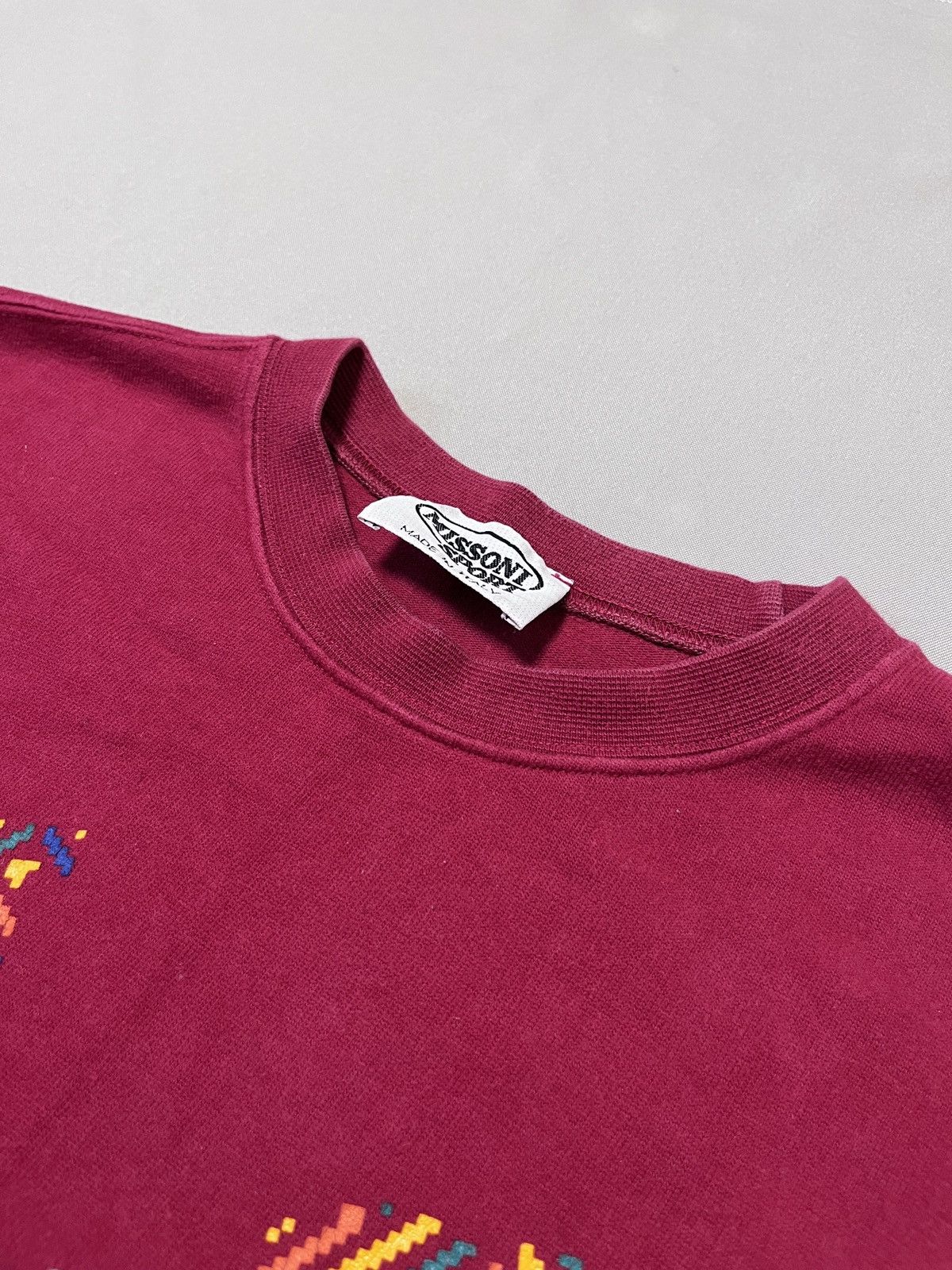 Missoni Missoni Vintage Italy Sport Big Logo Red Sweatshirt Size US M / EU 48-50 / 2 - 10 Thumbnail