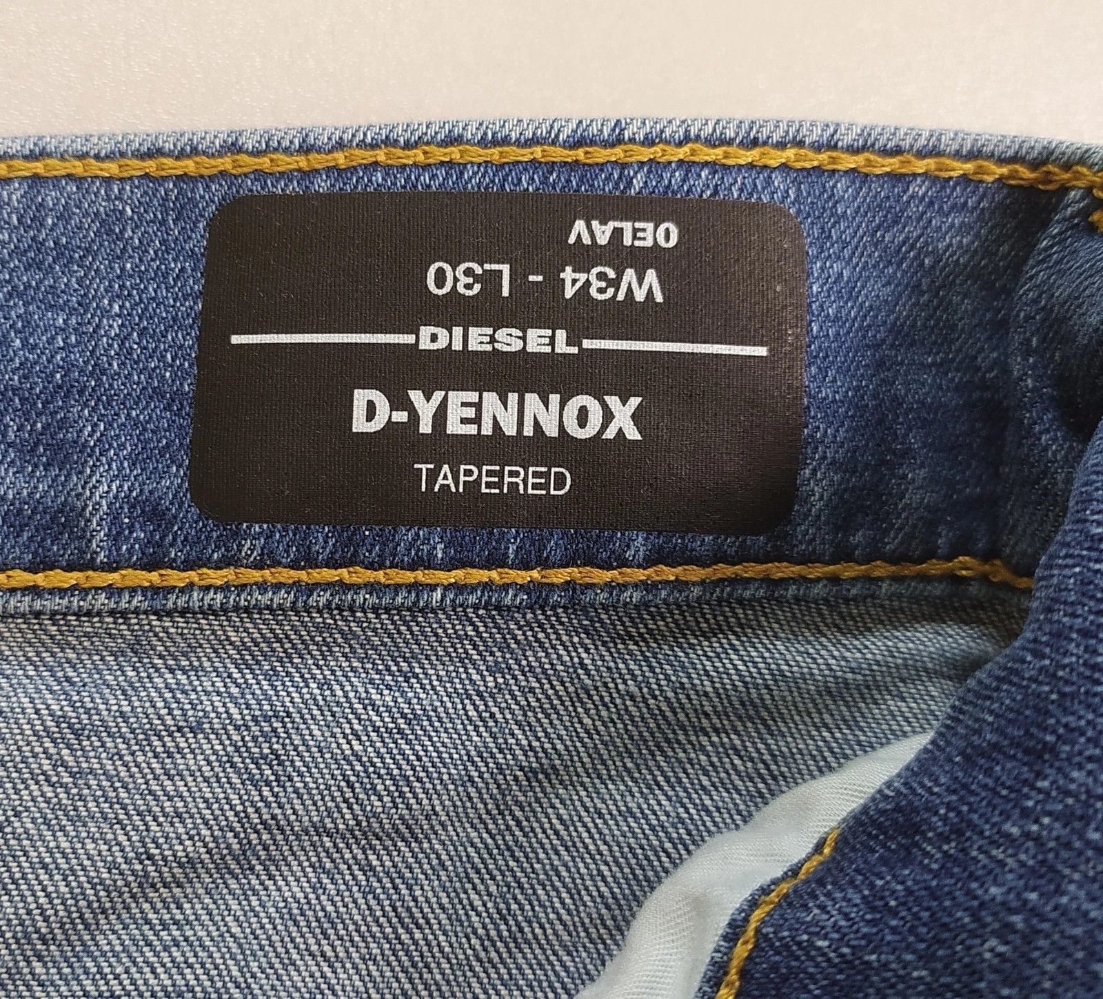 Diesel Diesel D-YENNOX L.30 MENS JEANS T/9872 Size US 34 / EU 50 - 7 Thumbnail
