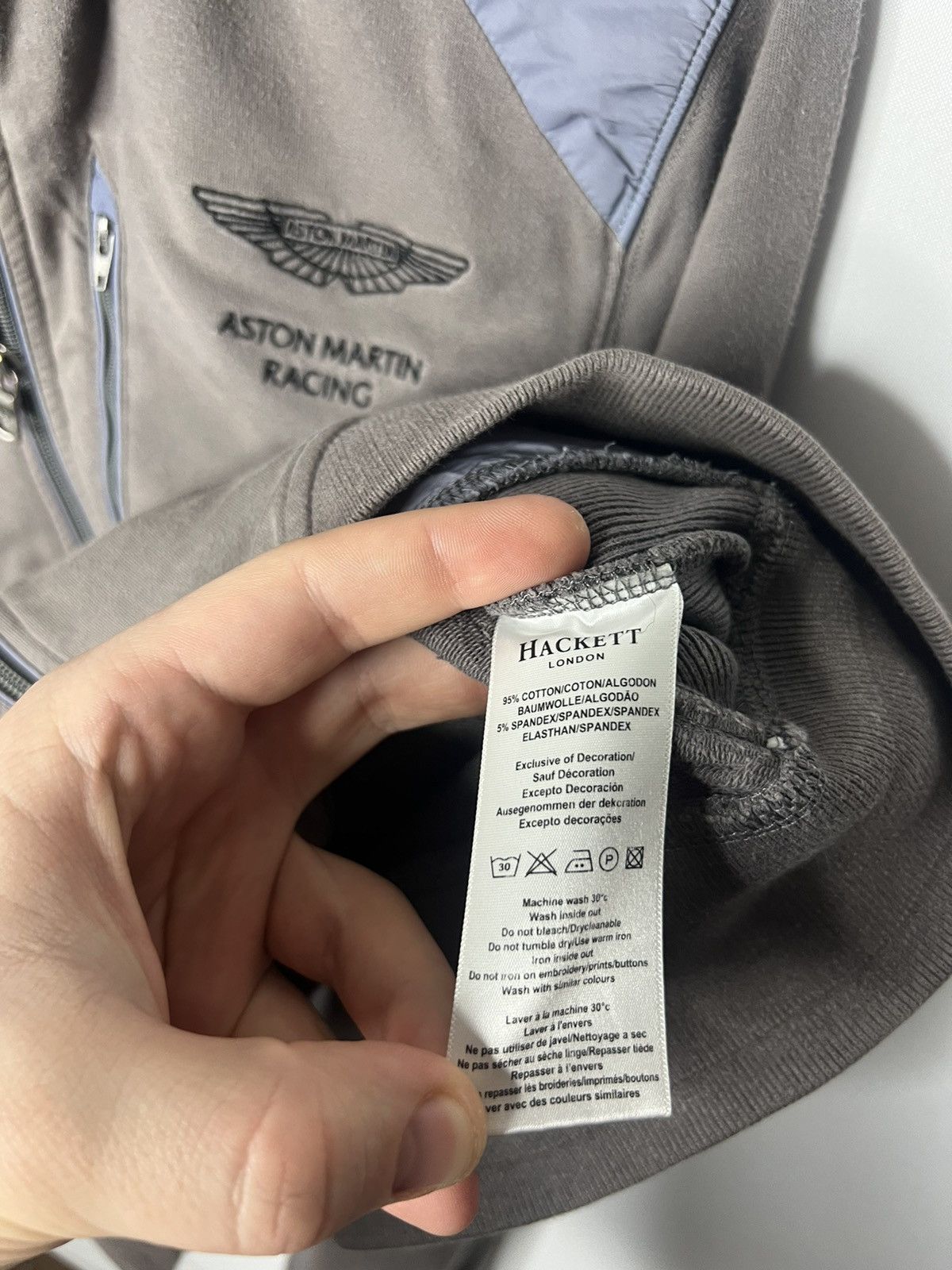 Hackett × Vintage 🔥Vintage Hackett Aston Martin Racing GB Full Zip Jacket 🔥 Size US L / EU 52-54 / 3 - 12 Thumbnail