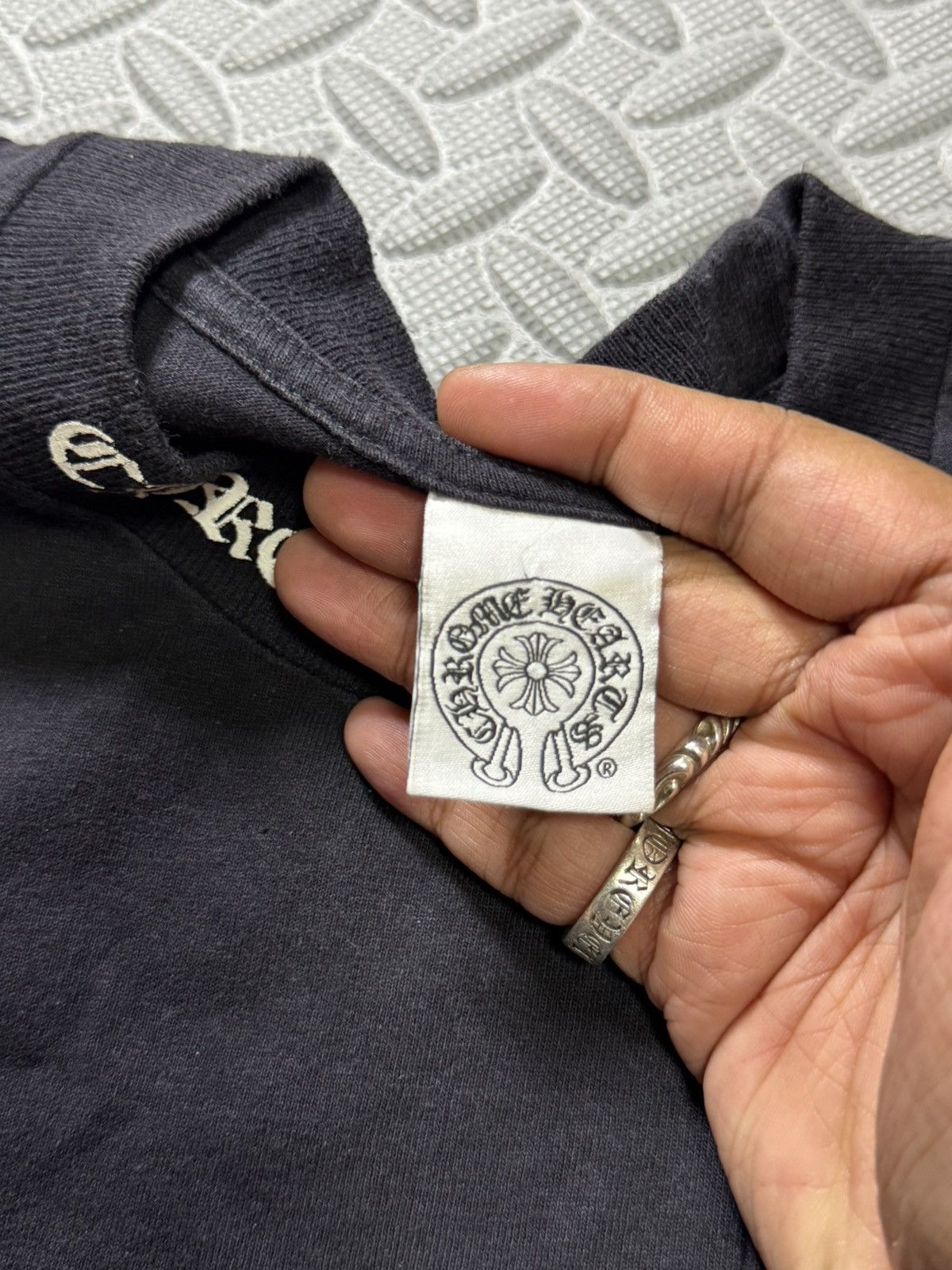 Chrome Hearts VERY RARE! DOUBLE CROSS 90s NECK SCRIPT Size US S / EU 44-46 / 1 - 12 Thumbnail