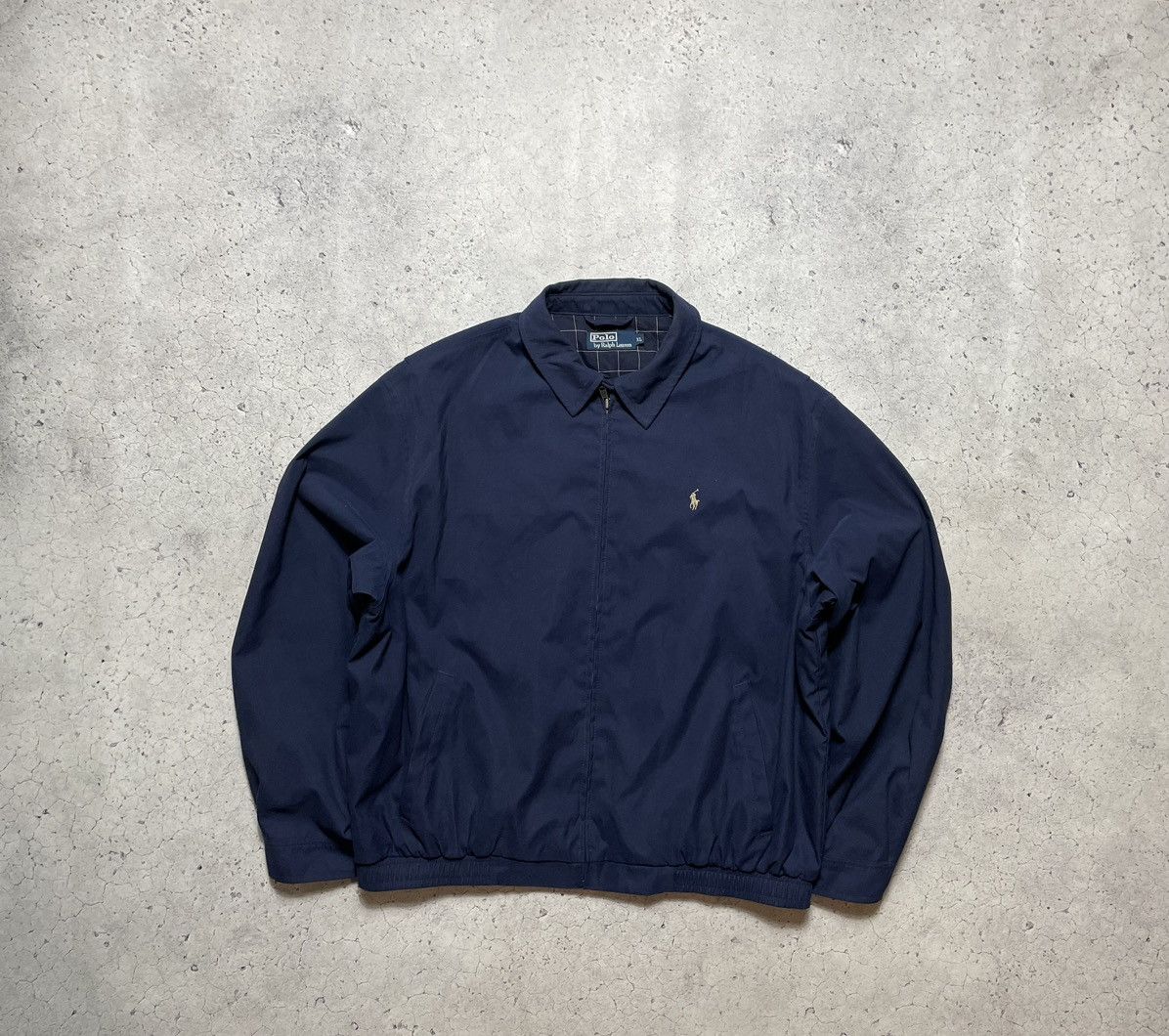 Polo Ralph Lauren Vintage 90s Bomber Jacket Polo Ralph Lauren Y2K Navy Size US XL / EU 56 / 4 - 1 Thumbnail