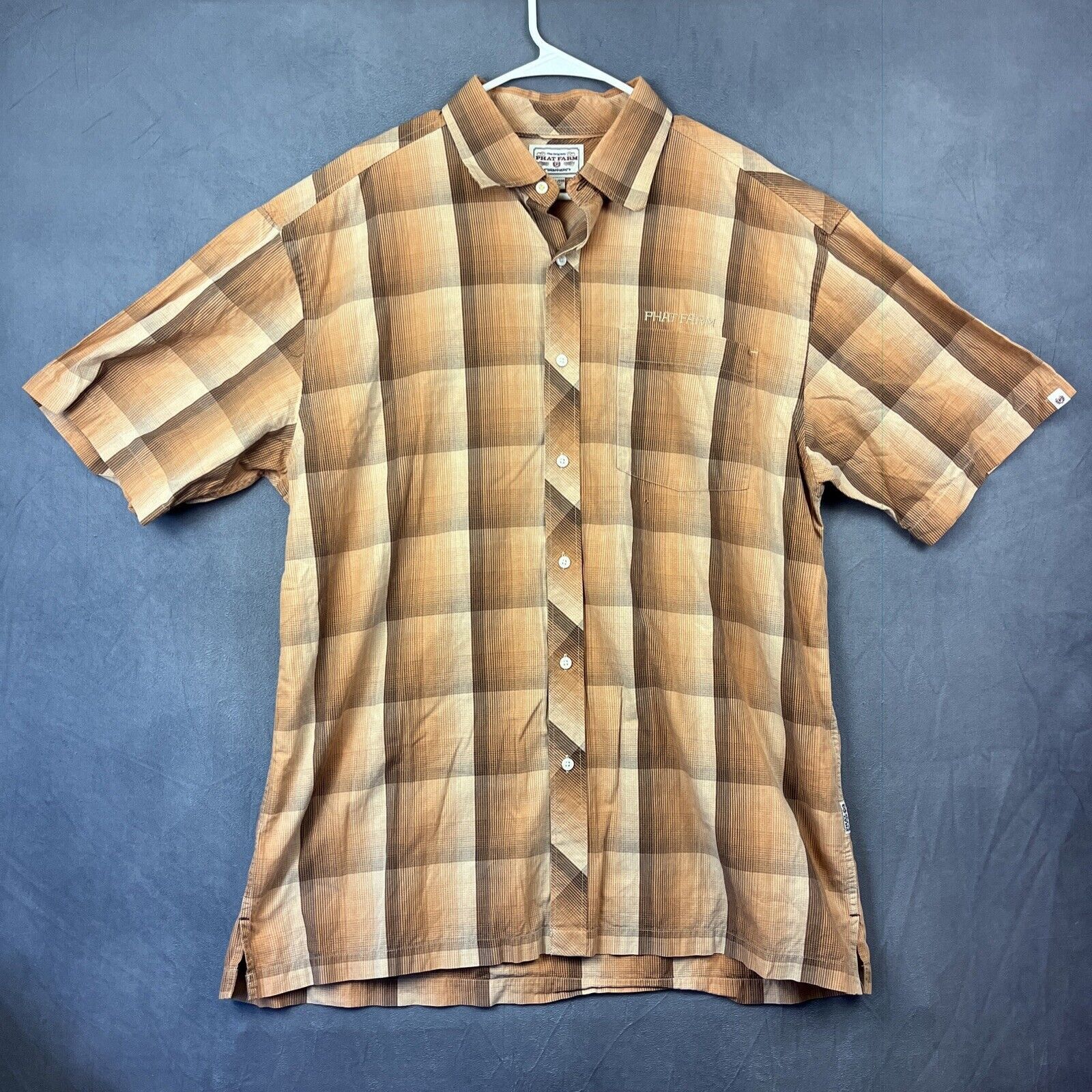 Phat Farm Vintage Phat Farm Plaid Shirt Men's Size 2XL Button Front Size US XXL / EU 58 / 5 - 1 Thumbnail