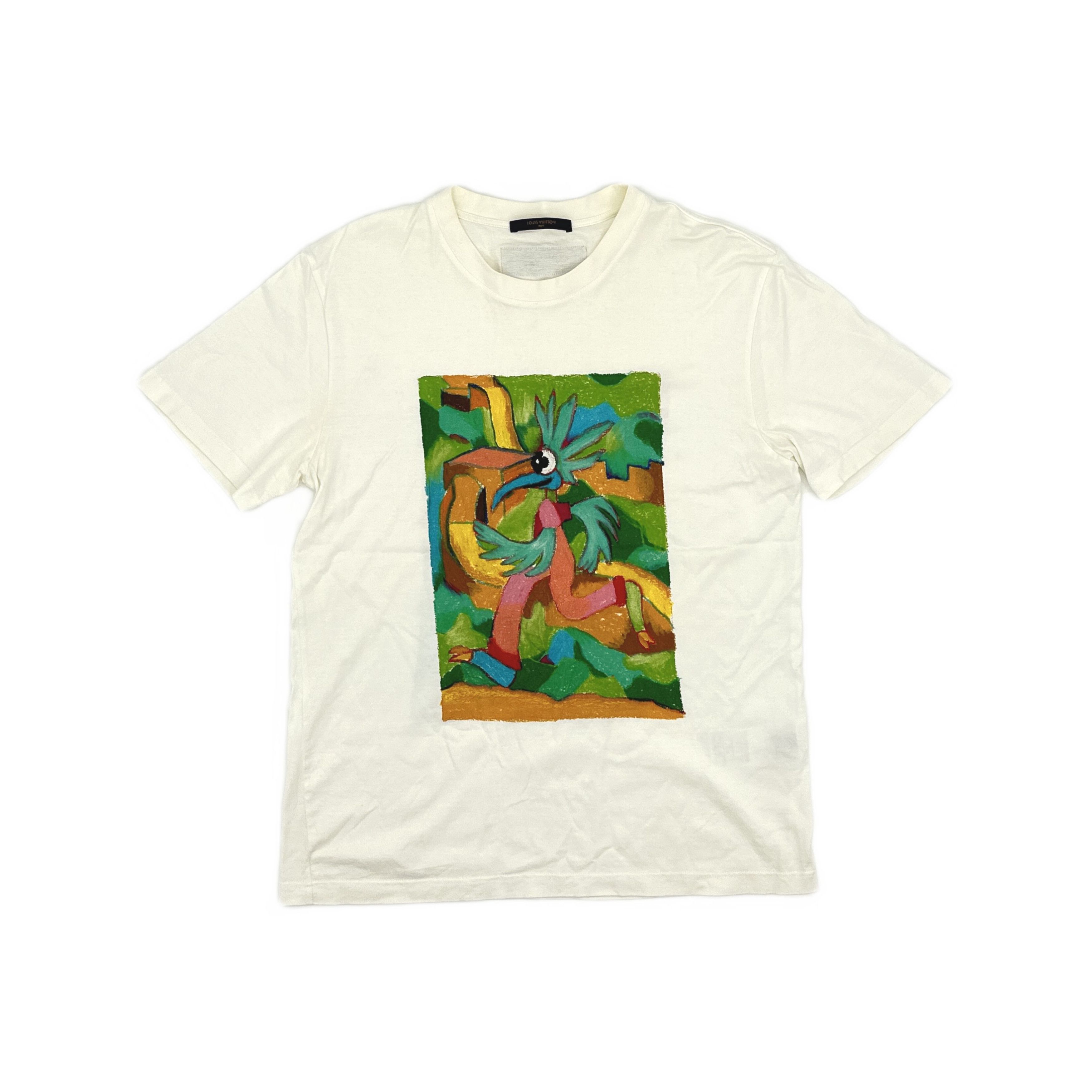Louis Vuitton Louis Vuitton Graphic Print T-Shirt L Size US L / EU 52-54 / 3 - 1 Thumbnail