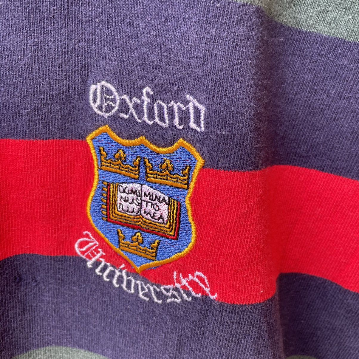 Vintage 🔥Vintage Oxford University Multicolour Striped Rugby Shirts Size US L / EU 52-54 / 3 - 6 Thumbnail