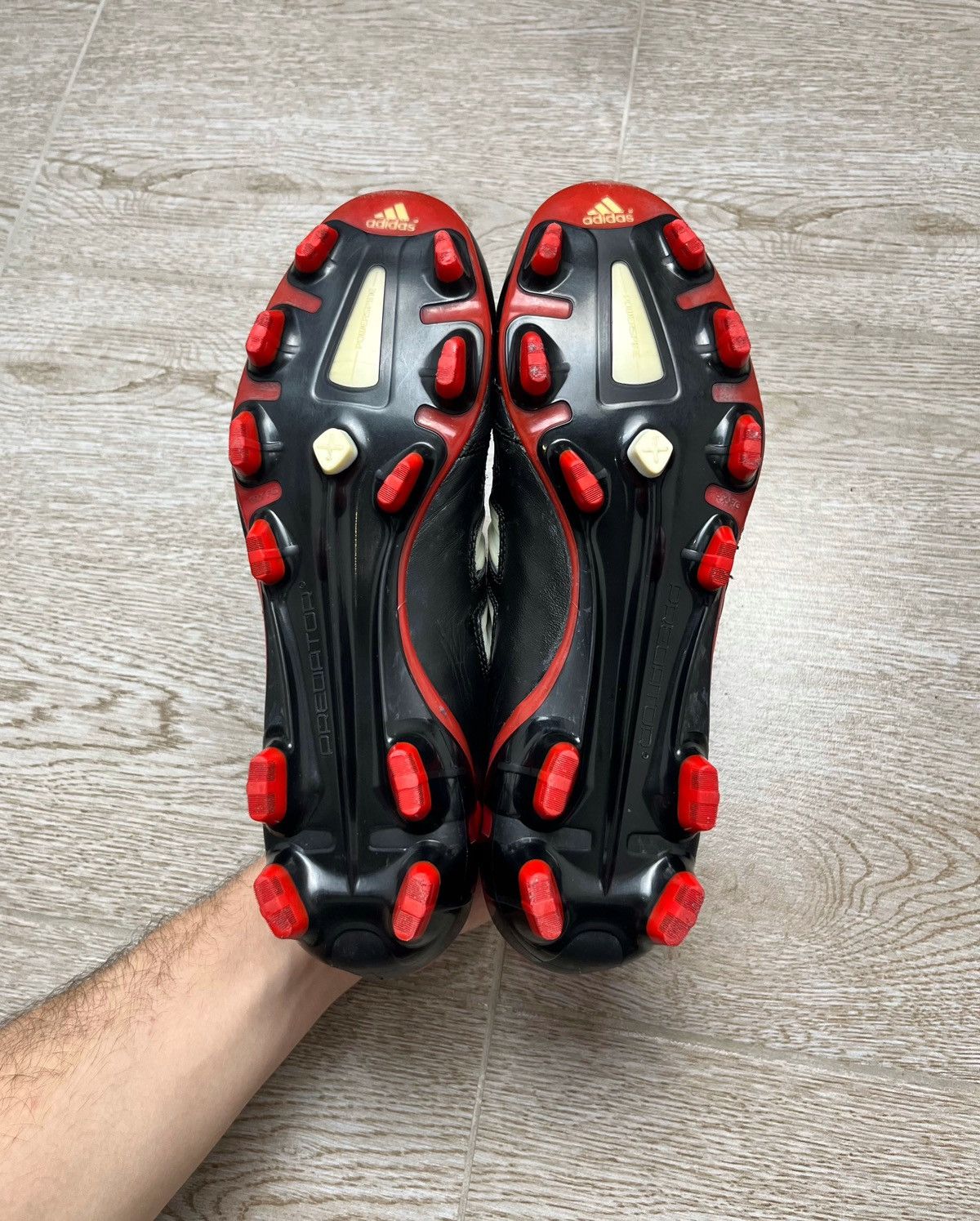 Adidas Adidas Predator Adipower FG Black Football Cleats Size US 8.5 / EU 41-42 - 13 Thumbnail