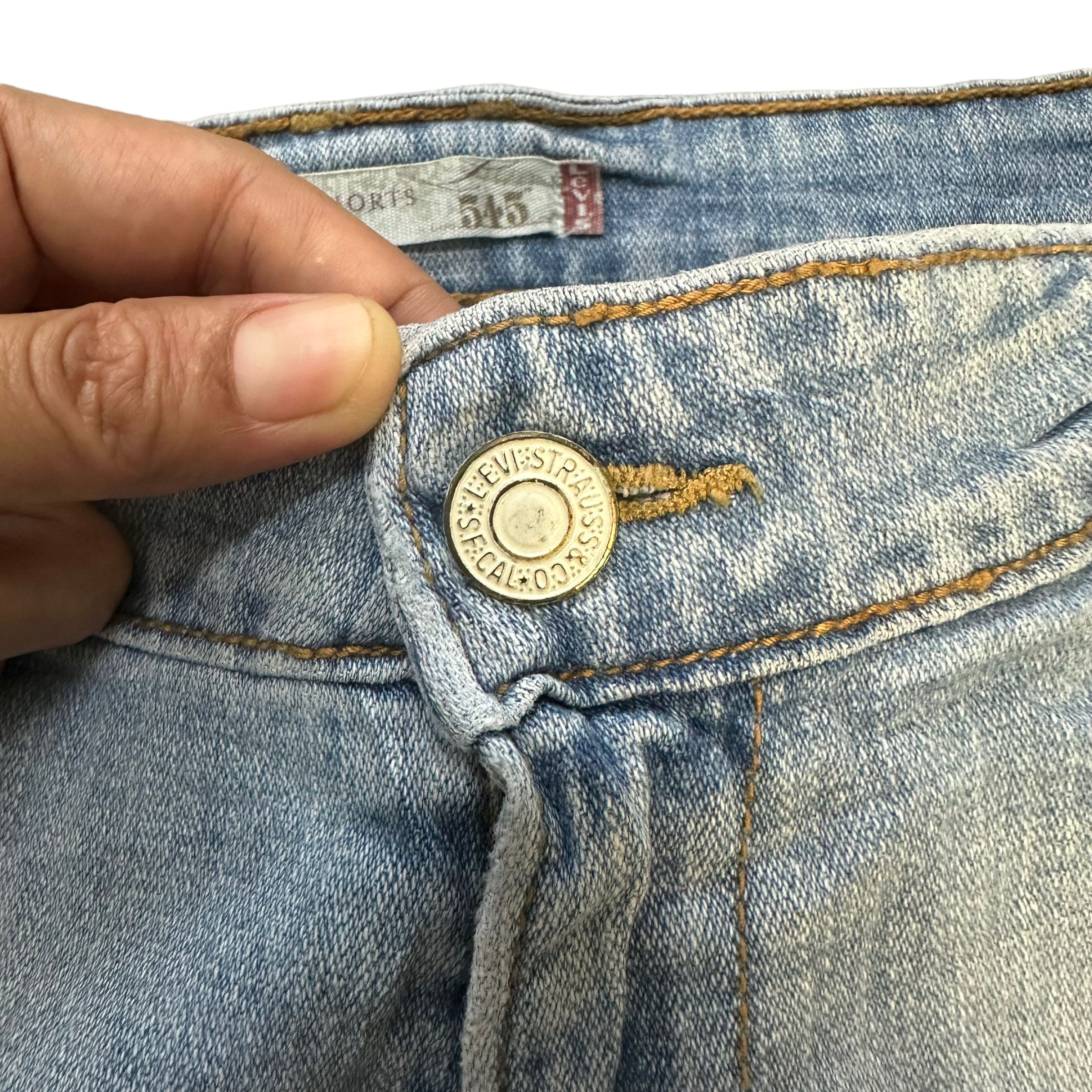 Levi's LEVIS 545 LIGHT WASH DENIM SHORTS #8411-008 Size 39" - 4 Thumbnail