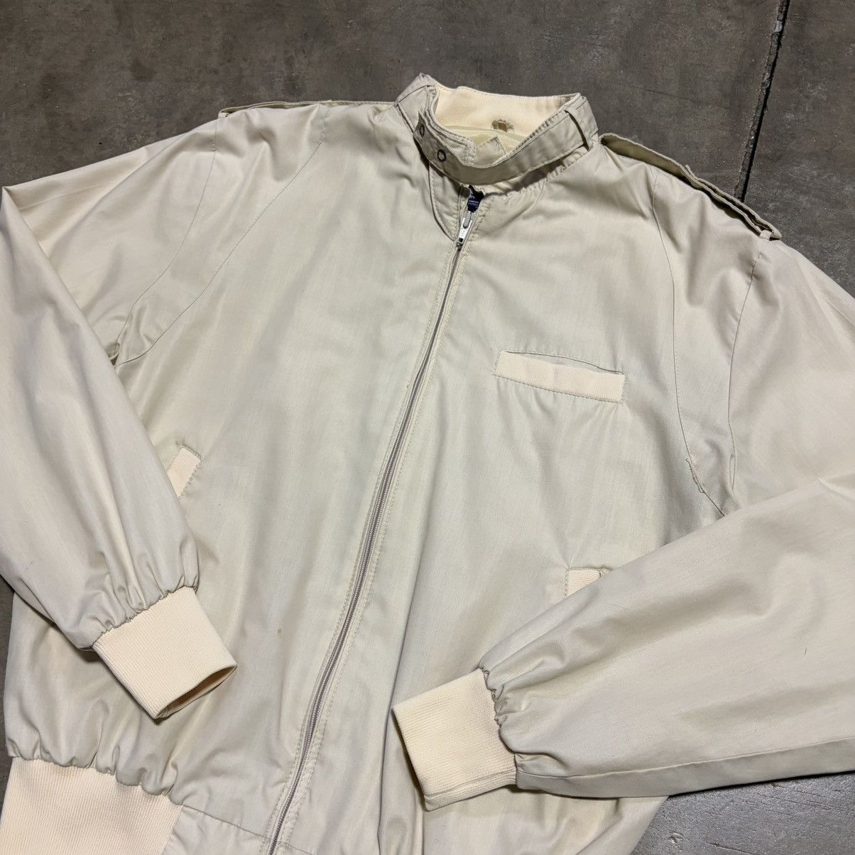 Vintage Vintage 80s Cafe Racer Bomber Jacket Lightweight Zip Up Size US M / EU 48-50 / 2 - 3 Thumbnail