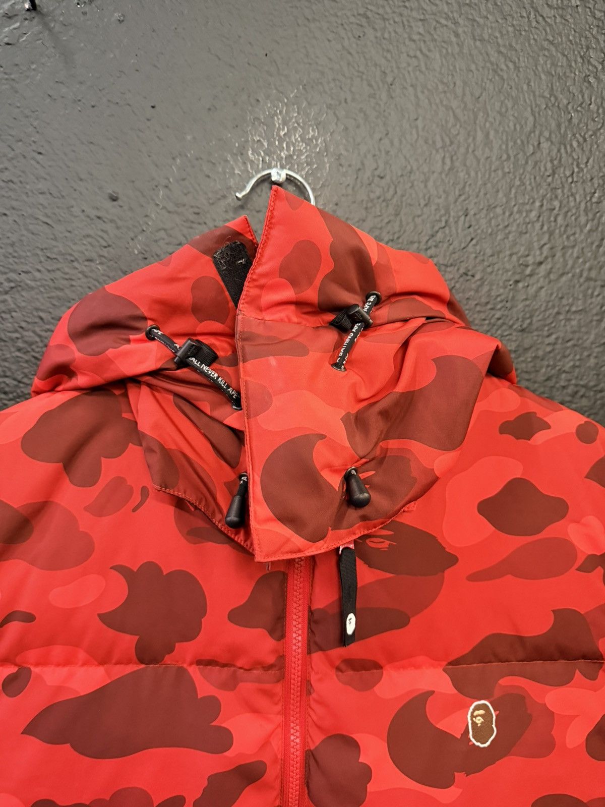 Bape Bape Red Camo Puffer Vest Size US XL / EU 56 / 4 - 3 Thumbnail