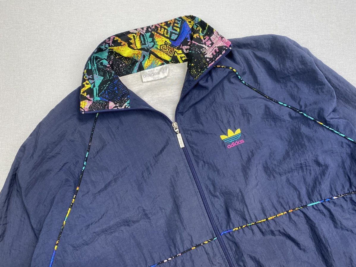 Adidas × Vintage Men’s Vintage Adidas Track Top Jacket size 38/40 M/L Size US M / EU 48-50 / 2 - 3 Thumbnail