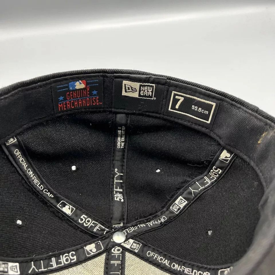 New Era Los Angeles LA Dodgers Hat Men 7 59Fifty MLB Fitted Cap Size ONE SIZE - 5 Thumbnail