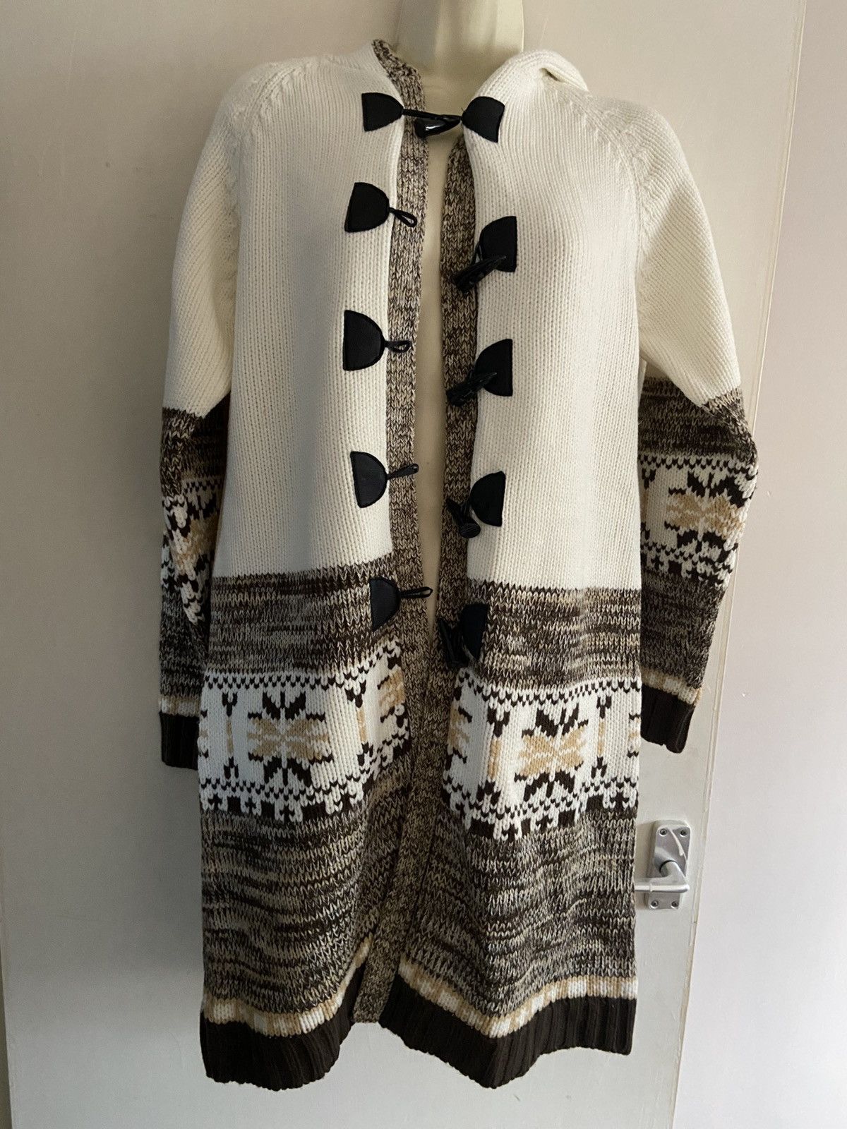 Other No offers! NWT Mixin knit long cardigan Nordic Vibes M/L Size L / US 10 / IT 46 - 6 Thumbnail