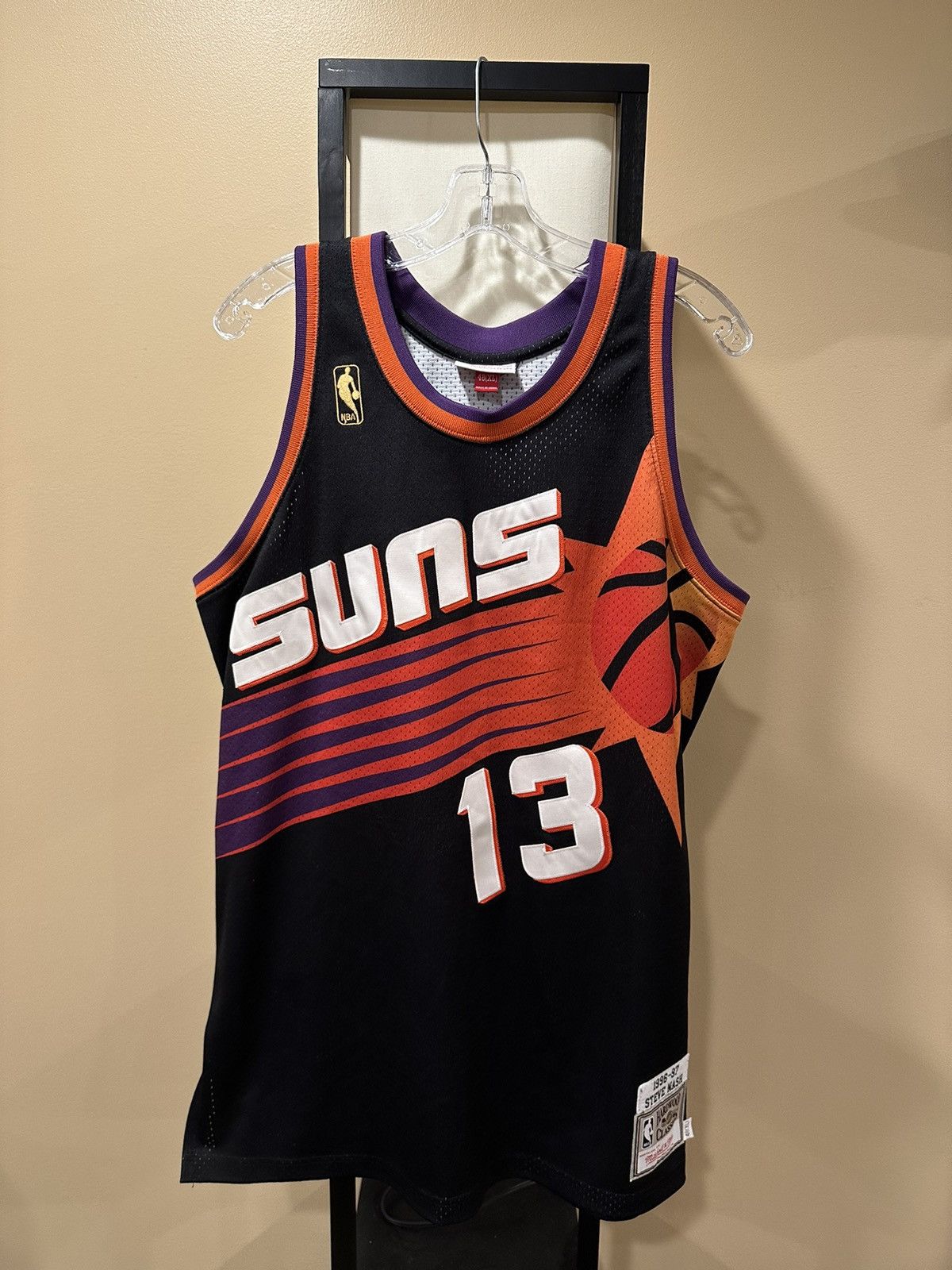 Mitchell & Ness × NBA Mitchell & Ness Phoenix Suns 1996-97 Steve Nash Black Jersey Size US L / EU 52-54 / 3 - 3 Thumbnail