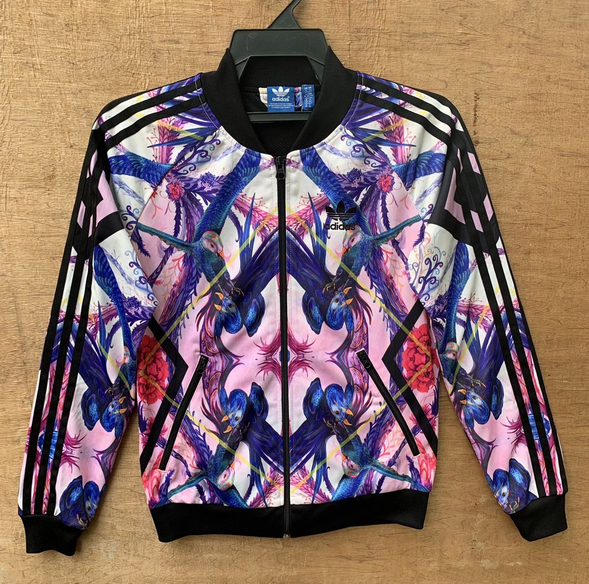 Adidas Adidas Floral Phoenix Full Print Track Jacket Size S / US 4 / IT 40 - 3 Thumbnail