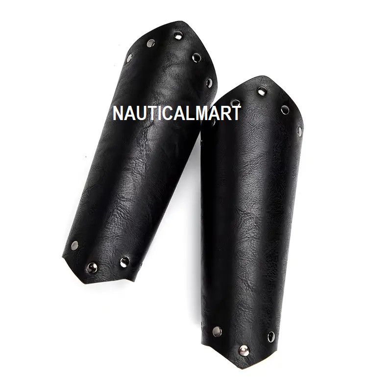 Other Medieval Leather Arm Guards, Size ONE SIZE - 3 Thumbnail