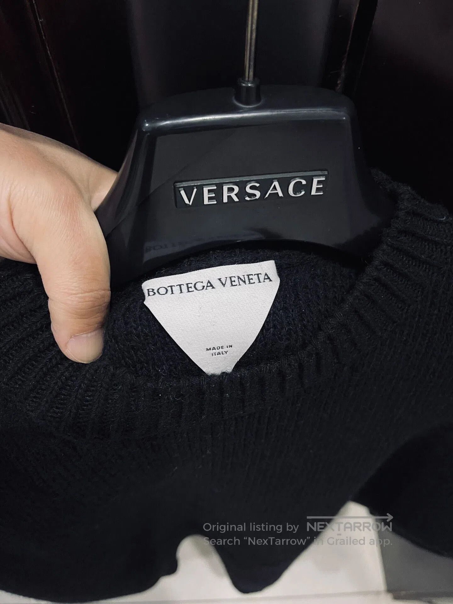 Bottega Veneta Bottega Veneta Black Wool Sweater. Size XS / US 0-2 / IT 36-38 - 3 Thumbnail