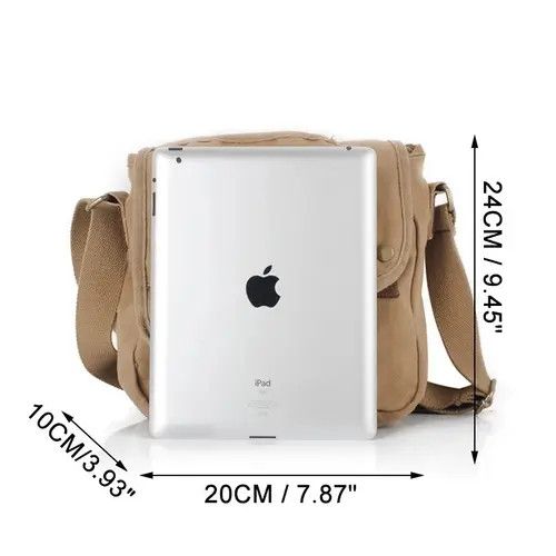 Designer Canvas Travel Crossbody Bag Size ONE SIZE - 3 Thumbnail