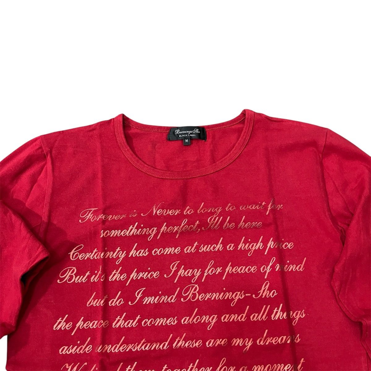Japanese Brand Y2K Bernings Sho Poem Sleeve T-shirt Lgb style ifsix Size US M / EU 48-50 / 2 - 2 Thumbnail