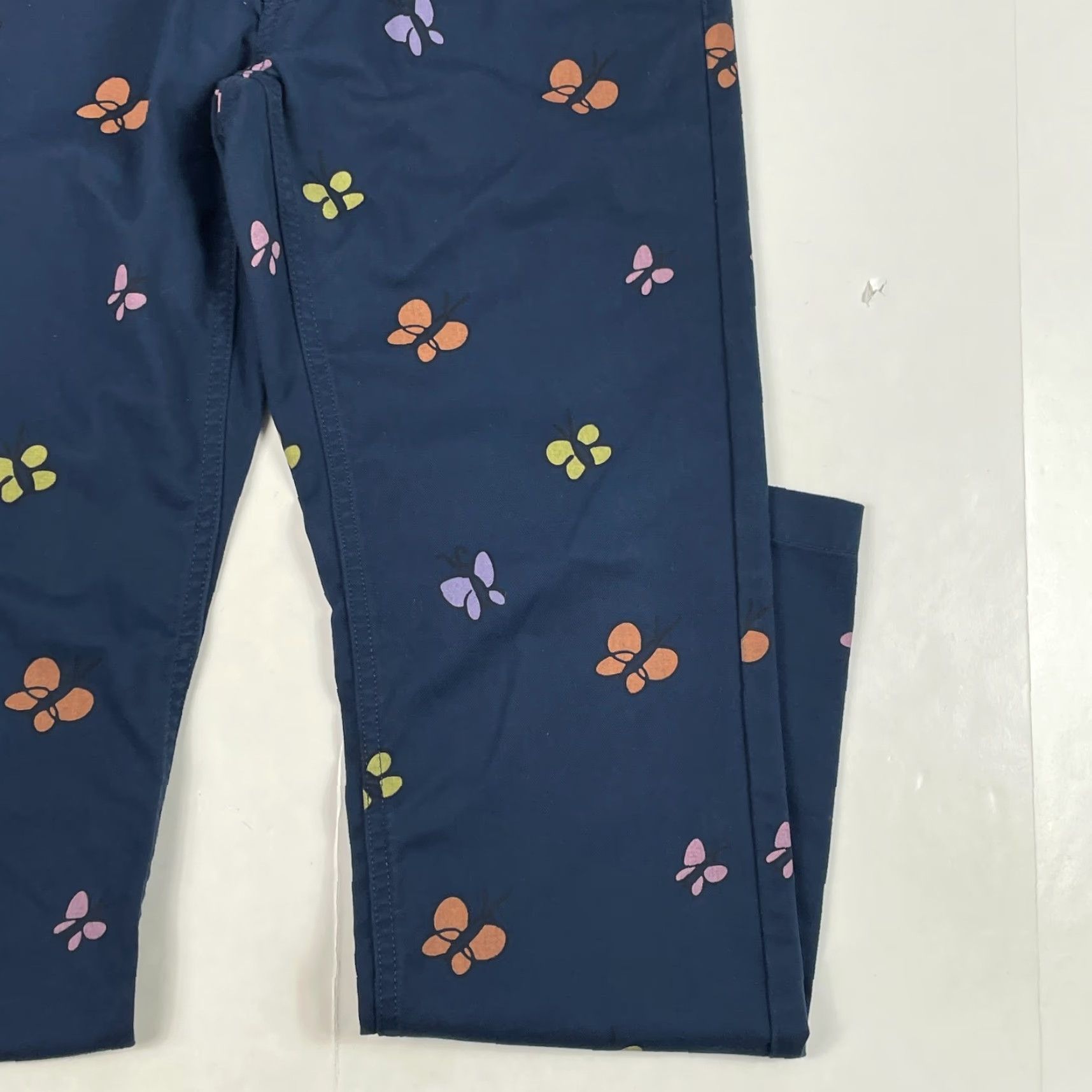 Vans VANS Pants Womens 28 x 30 Blue Sandy Liang Chino Straight Leg Boys? Size 28" / US 6 / IT 42 - 4 Thumbnail