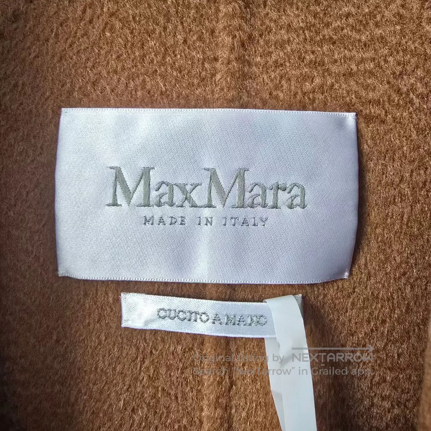 Max Mara MaxMara Ludmilla Brown Cashmere Coat. Size XS / US 0-2 / IT 36-38 - 3 Thumbnail
